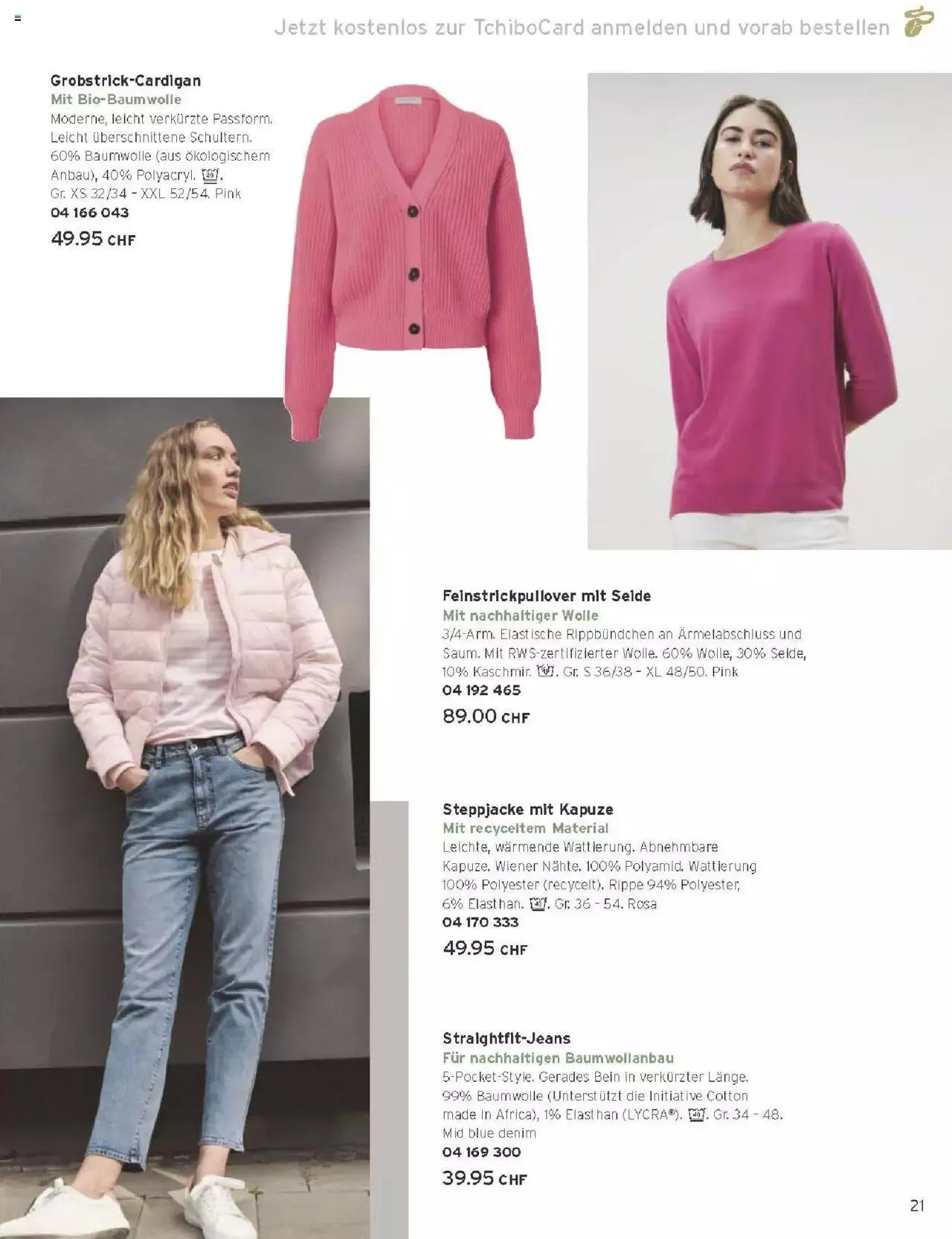 Tchibo Aktionen von 15. März bis 31. Dezember 2024 - Prospekt seite  21