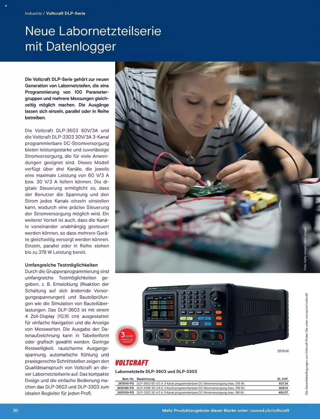Conrad Handwerk und Technik von 8. Mai bis 31. Dezember 2023 - Prospekt seite 20