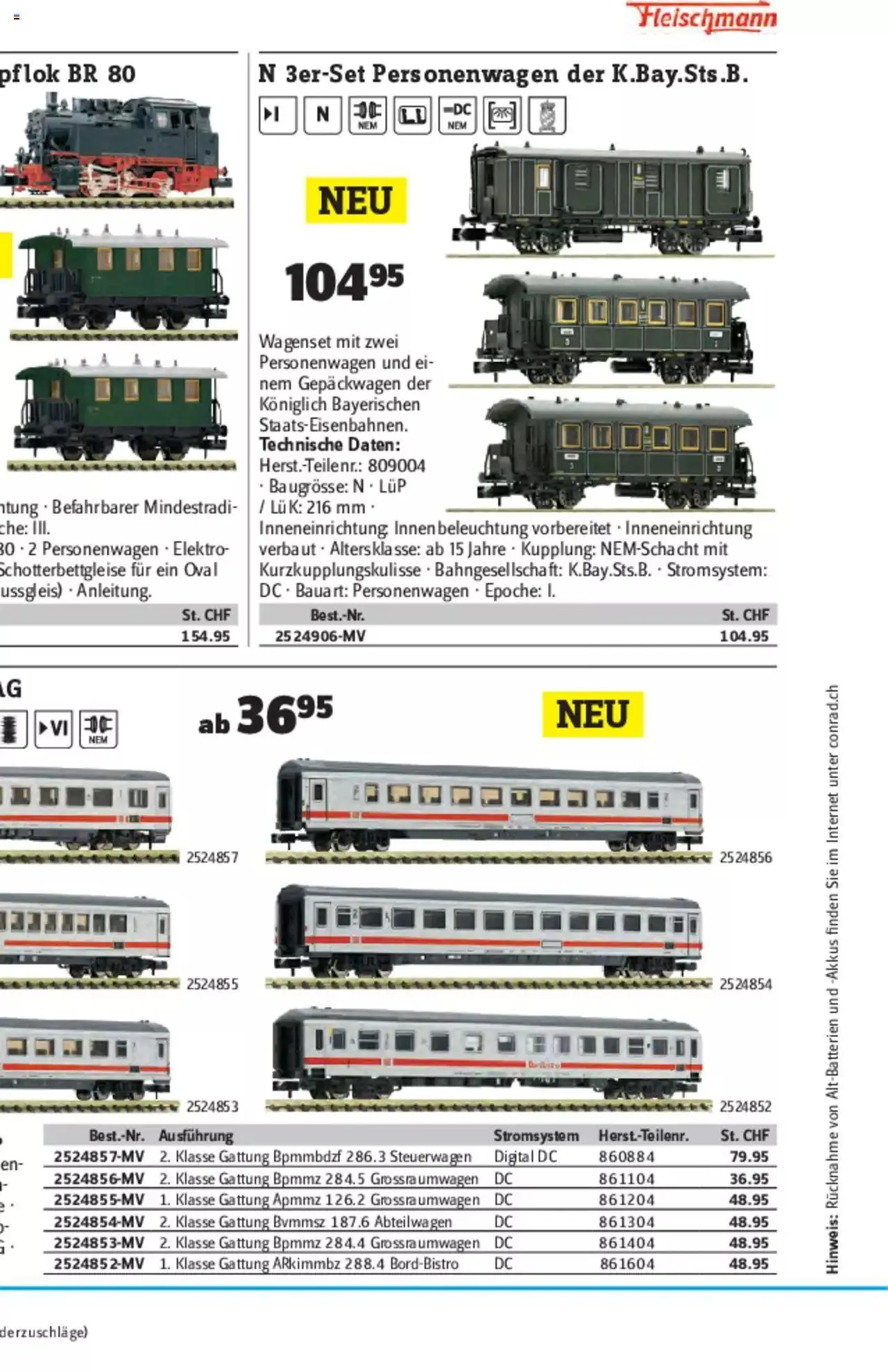 Conrad - Modellbahn Katalog 2022/23 von 5. September bis 31. Dezember 2023 - Prospekt seite  116