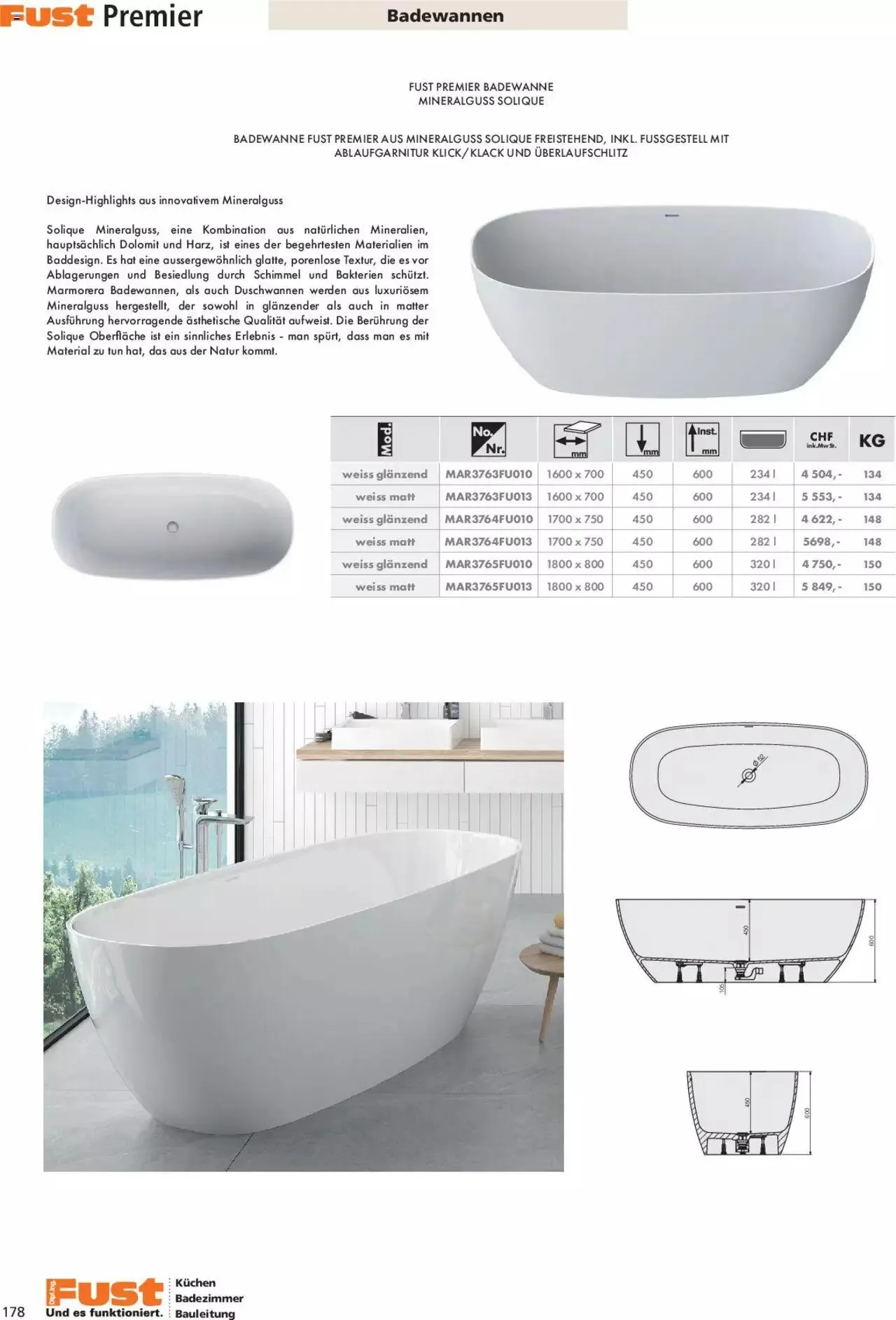 Fust Aktionen Badezimmermagazin von 17. April bis 31. Dezember 2024 - Prospekt seite  178