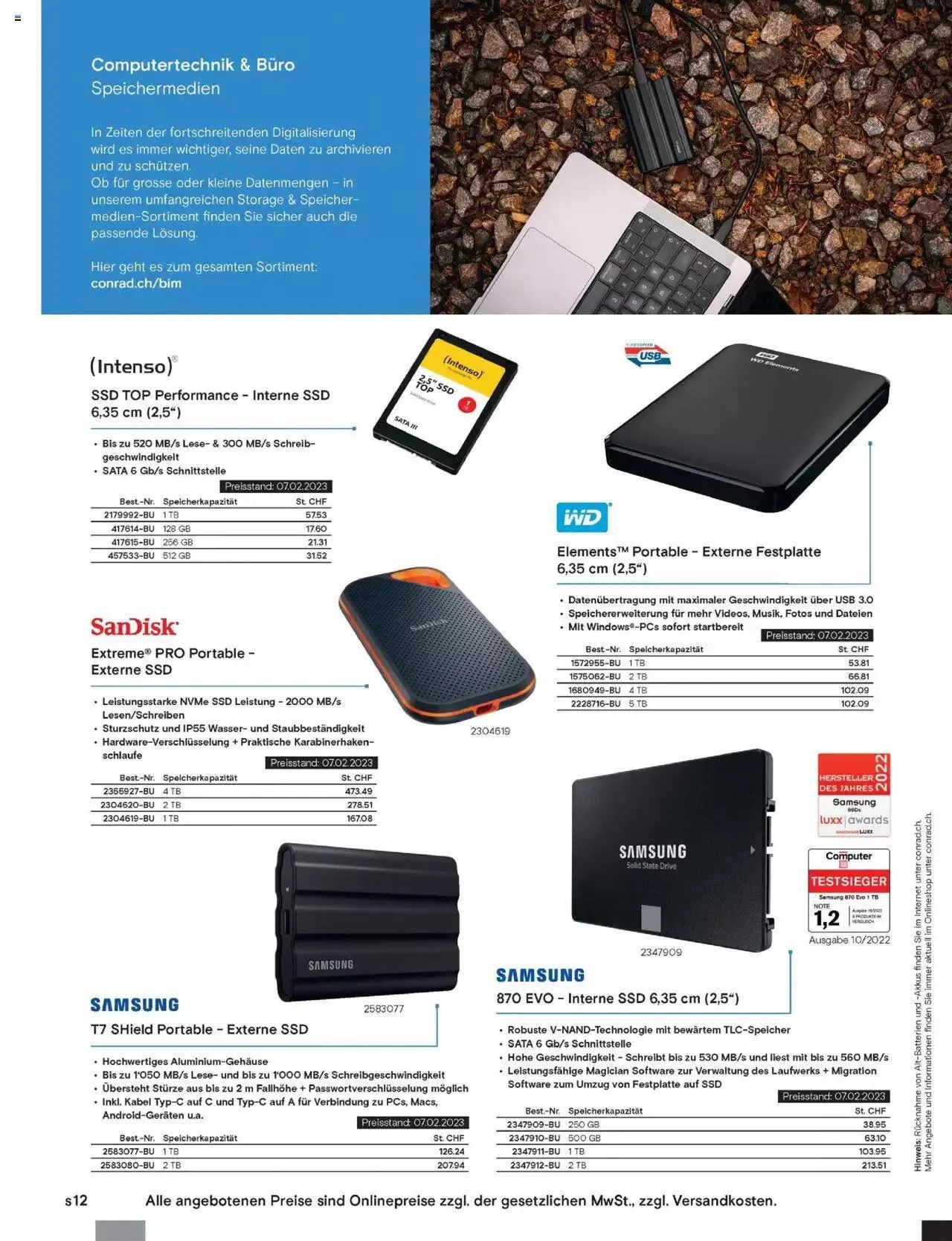 Conrad Innovation News von 24. Februar bis 31. Dezember 2023 - Prospekt seite 36