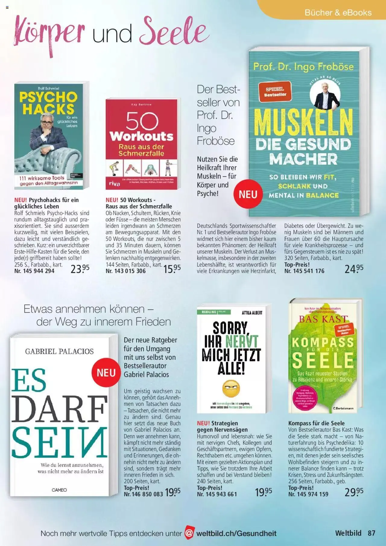 Weltbild Aktionen von 1. Juli bis 31. Juli 2023 - Prospekt seite  87