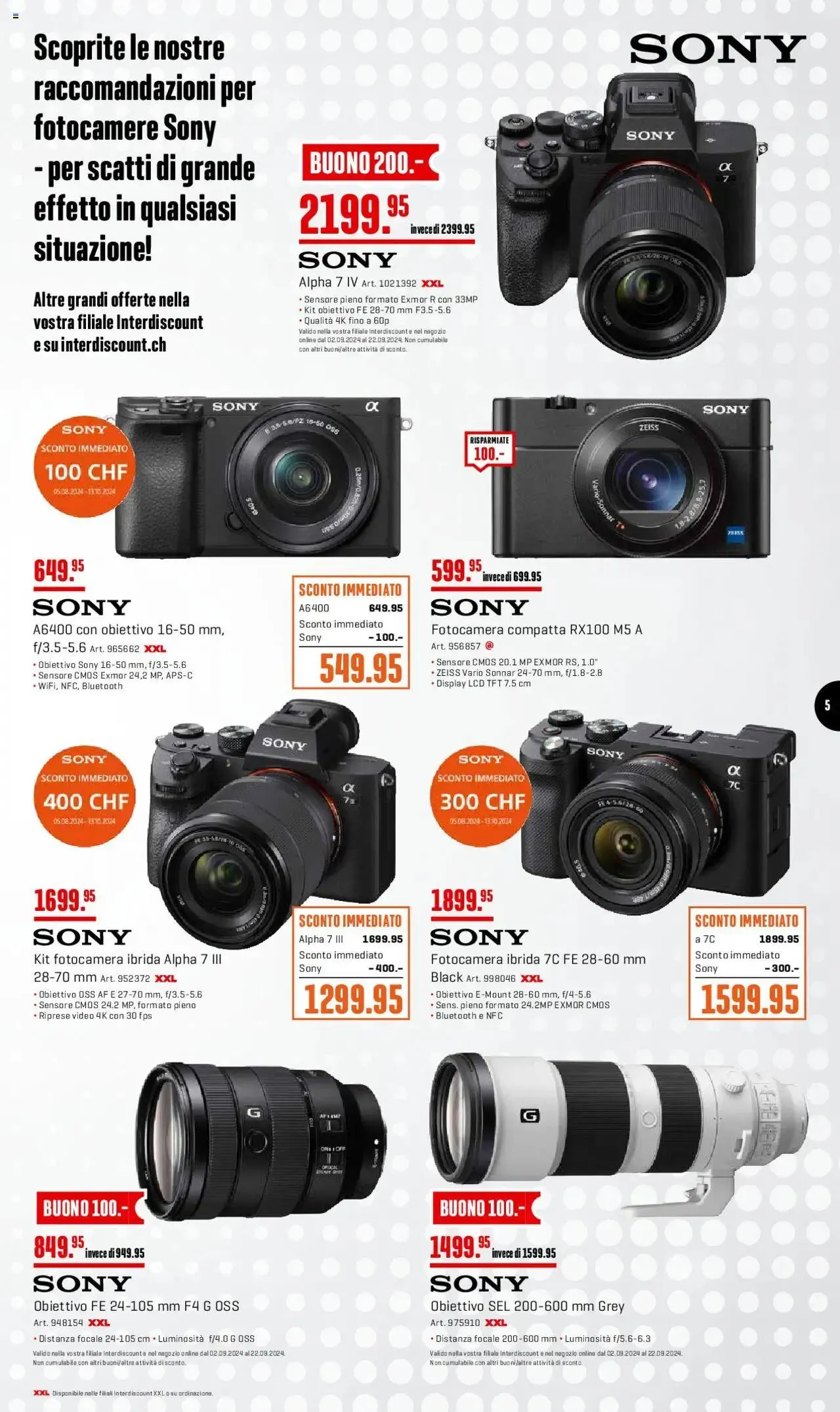 Interdiscount Prospetto von 2. September bis 22. September 2024 - Prospekt seite  5