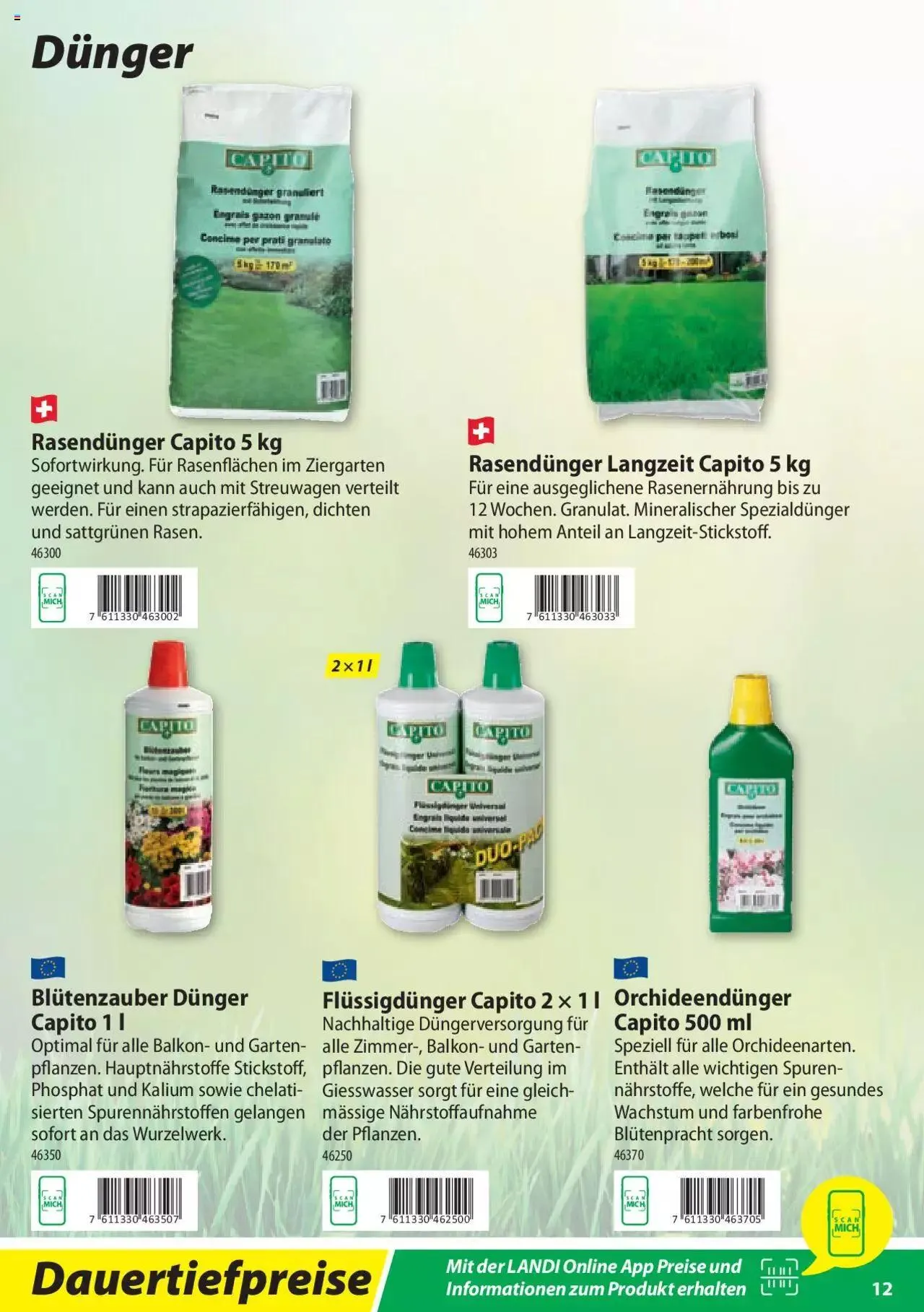 Landi Pflanzenschutz und Dünger 2023 von 7. März bis 31. Dezember 2023 - Prospekt seite 12