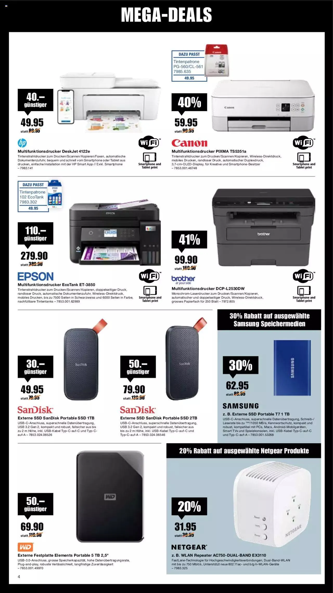 Melectronics Black Friday von 20. November bis 27. November 2023 - Prospekt seite 4