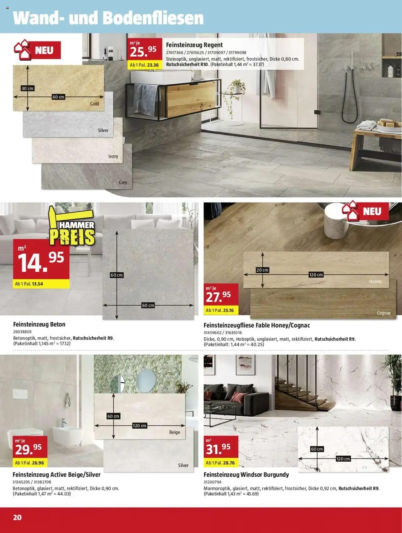 Bauhaus Aktionen von 26. August bis 29. September 2024 - Prospekt seite  20