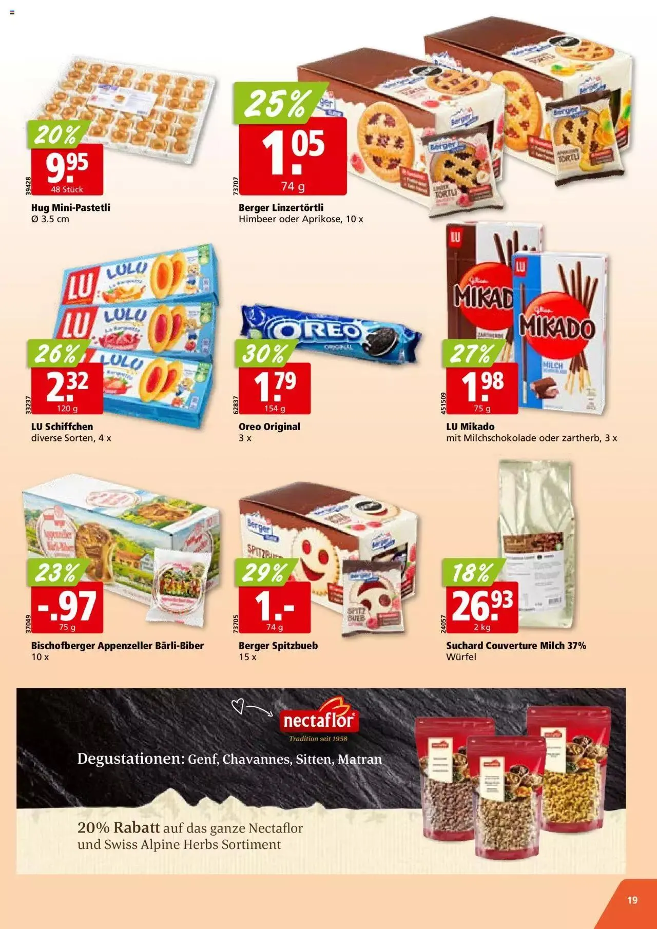 Aligro Aktionen für Businesskunden - Chavannes, Matran, Genf, Sitten von 4. Dezember bis 9. Dezember 2023 - Prospekt seite 19