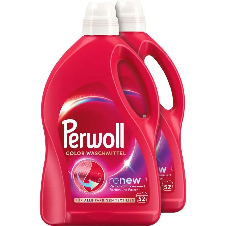 Perwoll Flüssigwaschmittel Color 2 x 52 Waschgänge