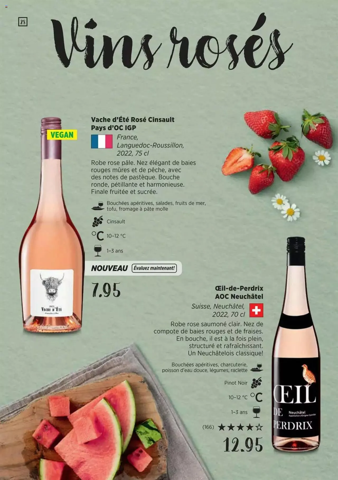 Denner Guide des vins 2023 /2024 FR von 11. September bis 31. Dezember 2024 - Prospekt seite  28