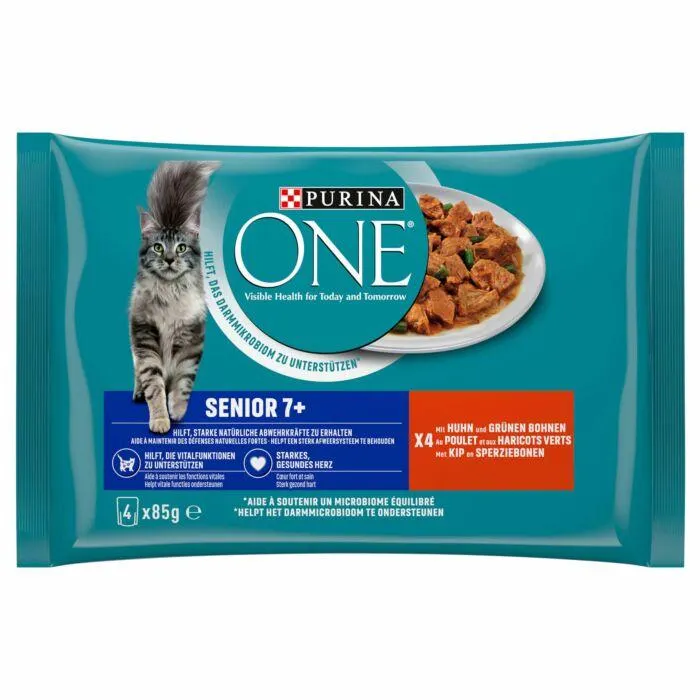 Purina ONE Senior +7 mit Huhn & grünen Bohnen