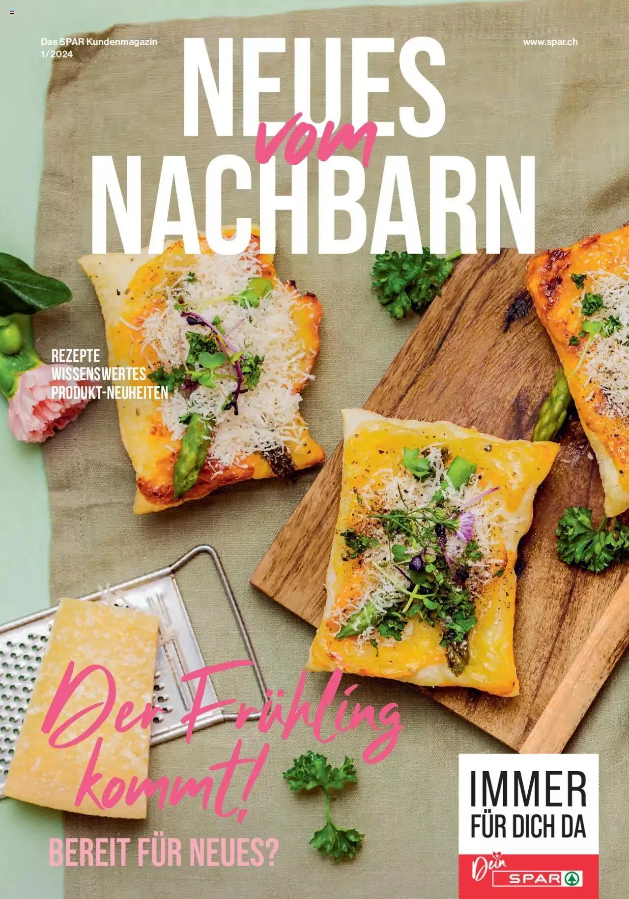 SPAR Kundenmagazin von 4. März bis 31. Dezember 2024 - Prospekt seite  1
