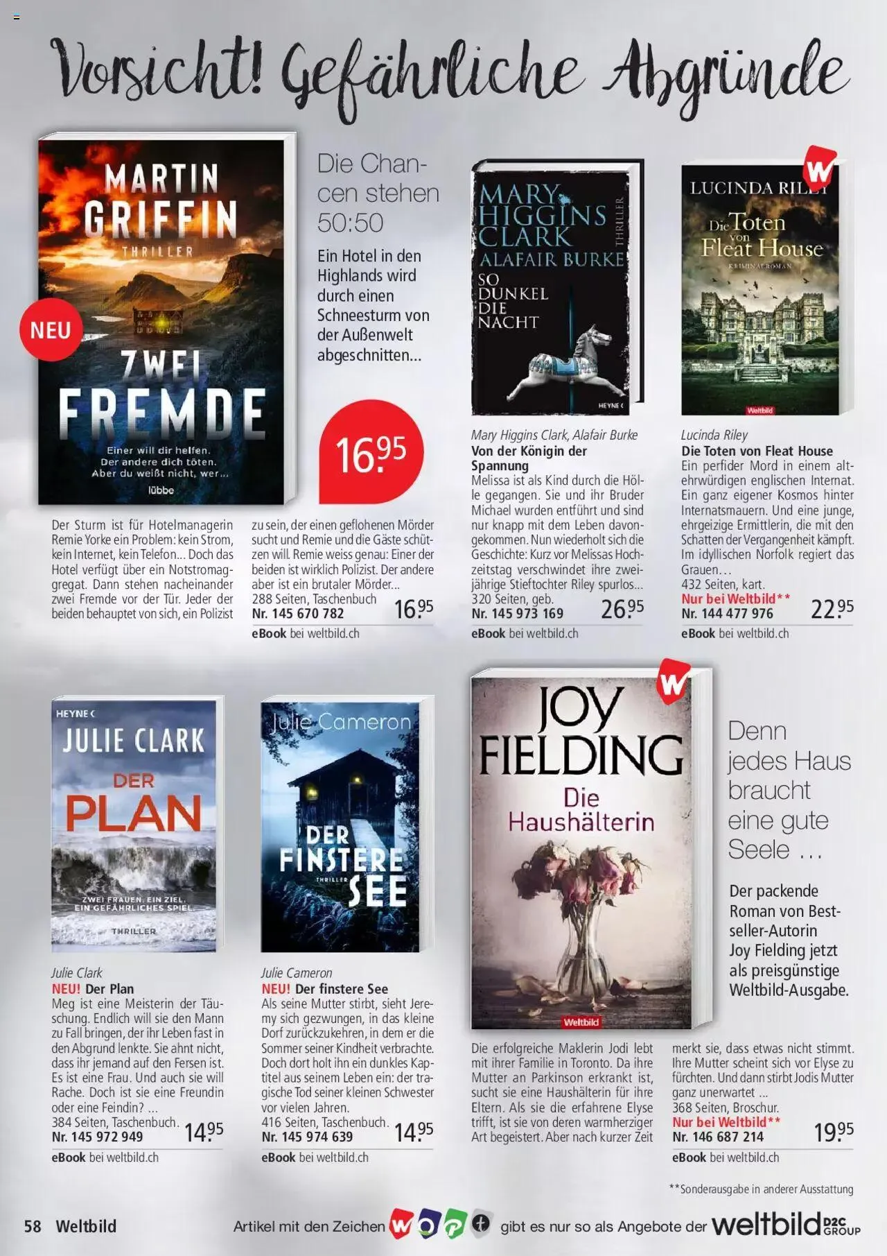 Weltbild Aktionen von 1. Juli bis 31. Juli 2023 - Prospekt seite  58