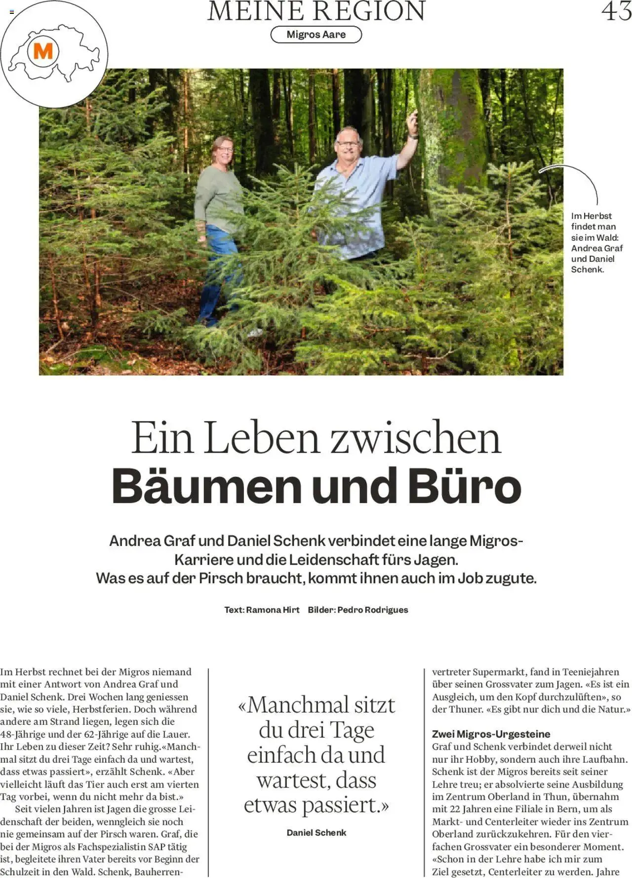 Migros - Magazin von 23. September bis 29. September 2024 - Prospekt seite  43