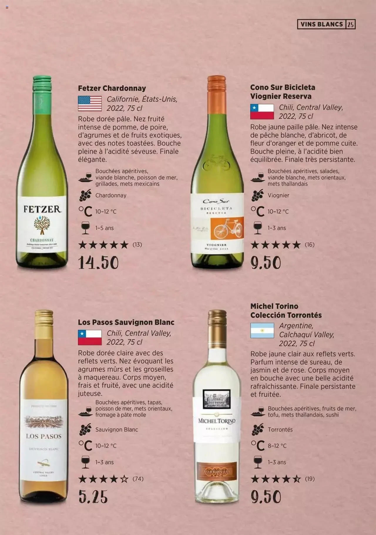 Denner Guide des vins 2023 /2024 FR von 11. September bis 31. Dezember 2024 - Prospekt seite 25