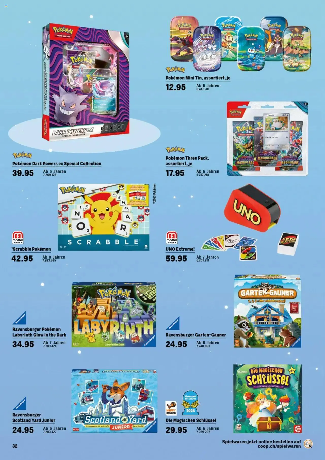 Coop City Aktionen Magische Geschenkideen von 14. Oktober bis 31. Dezember 2024 - Prospekt seite  34