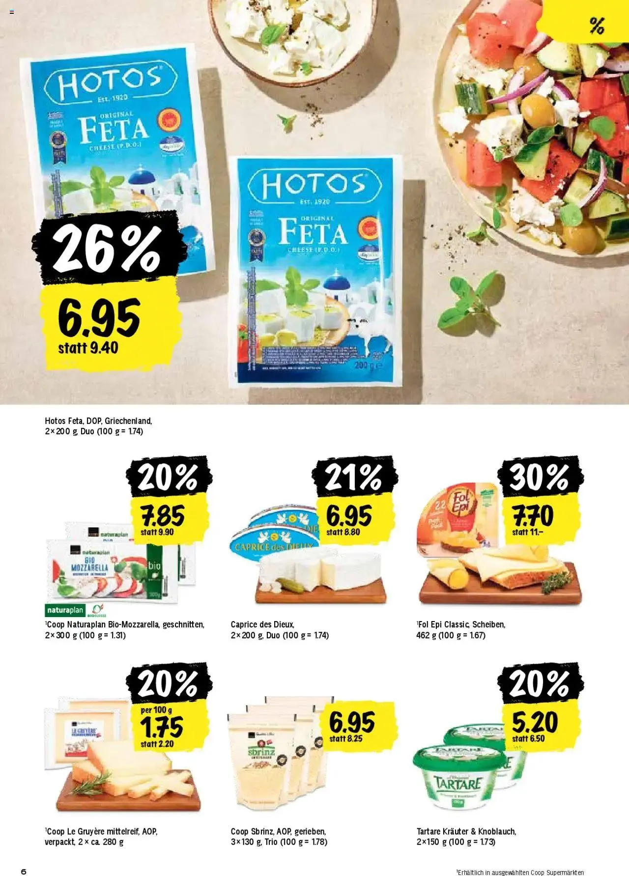 Coop Aktionen von 6. August bis 11. August 2024 - Prospekt seite 6