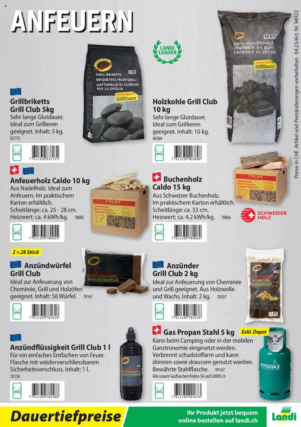 Landi BBQ Grill Club von 30. März bis 31. Dezember 2023 - Prospekt seite  16