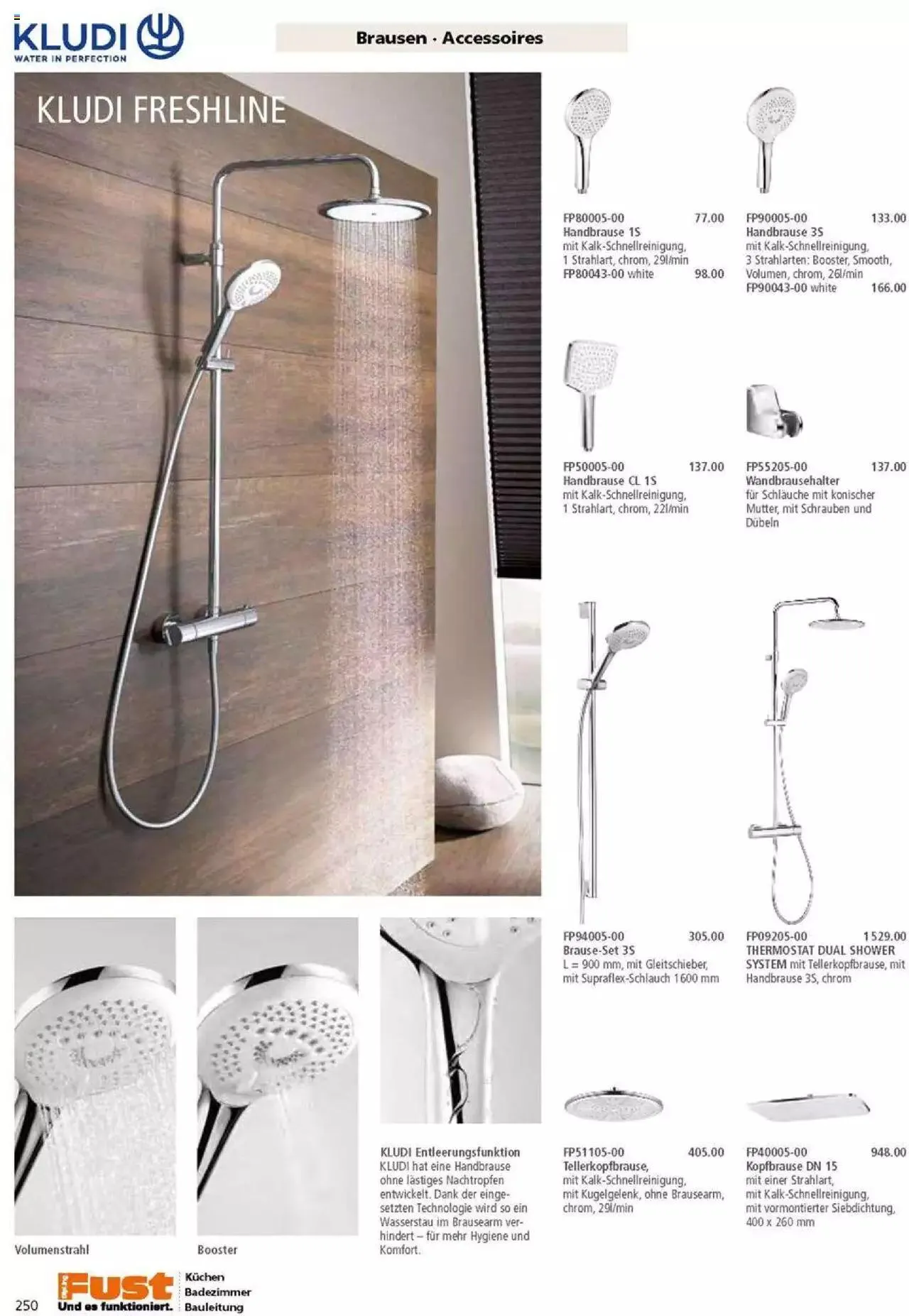 Fust Badezimmermagazin von 17. April bis 31. Dezember 2023 - Prospekt seite  250