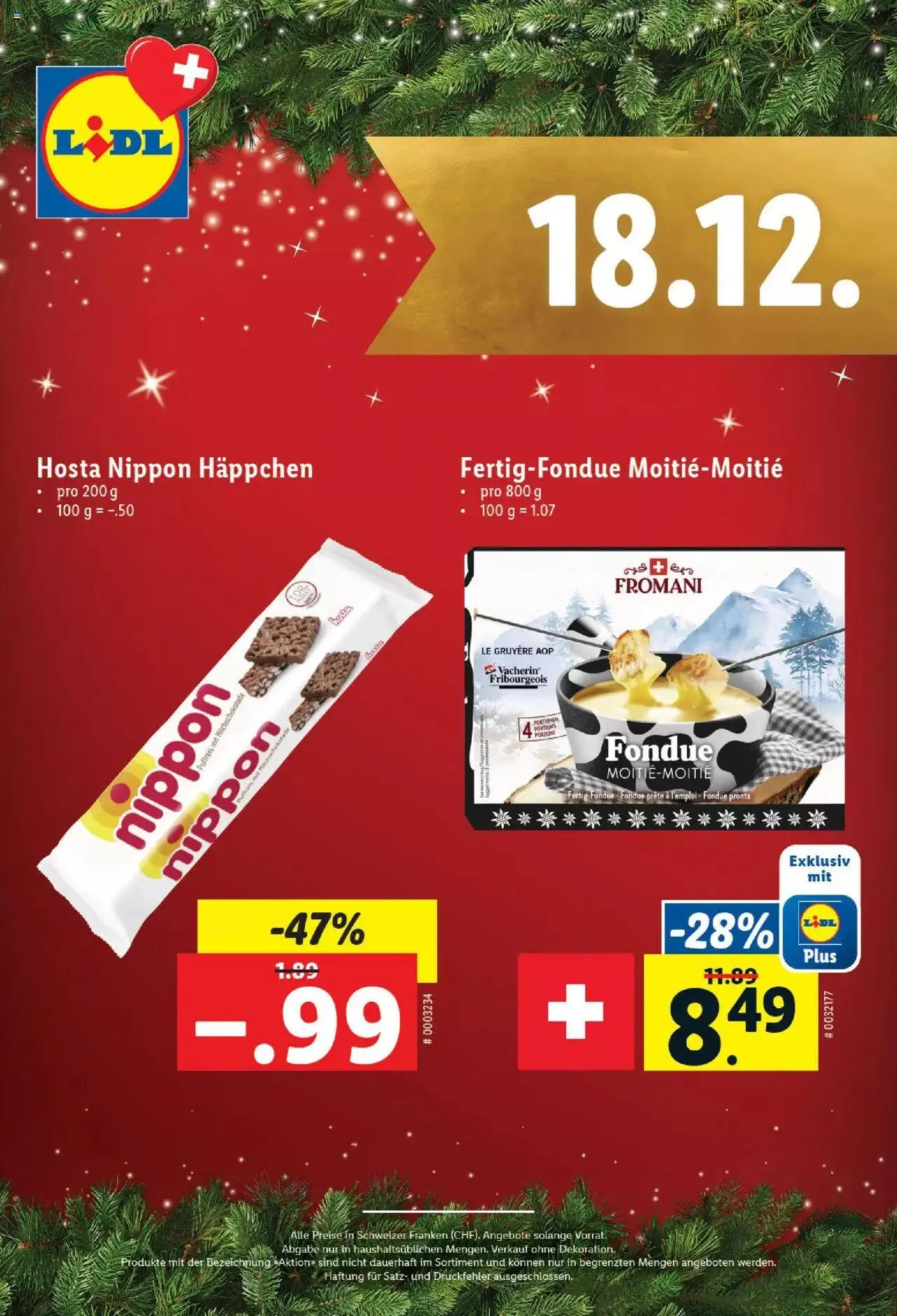 Lidl Aktionen Magische Weihnachtszeit von 1. Dezember bis 24. Dezember 2023 - Prospekt seite 18