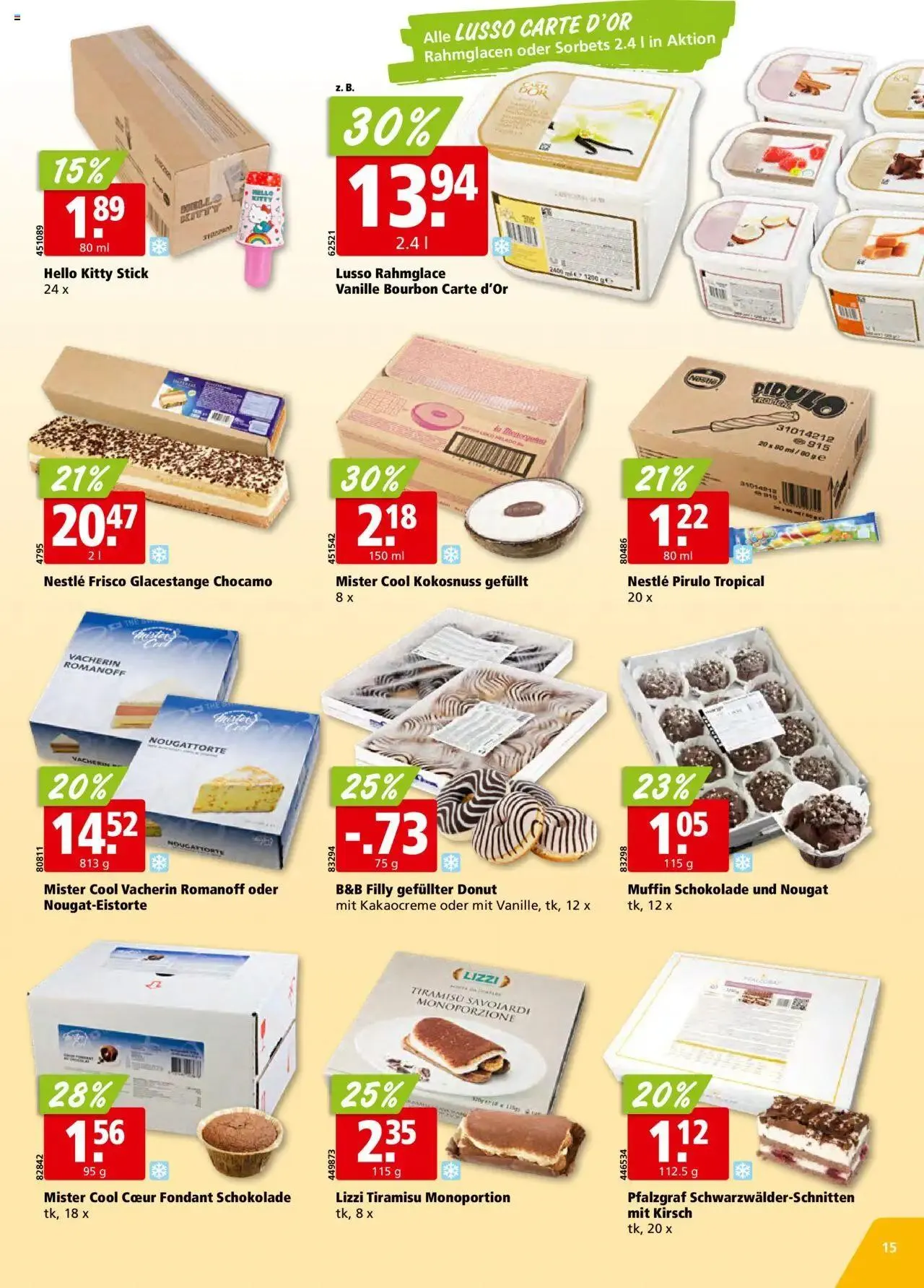 Aligro Aktionen für Businesskunden - Chavannes, Matran, Genf, Sitten von 30. September bis 5. Oktober 2024 - Prospekt seite  15