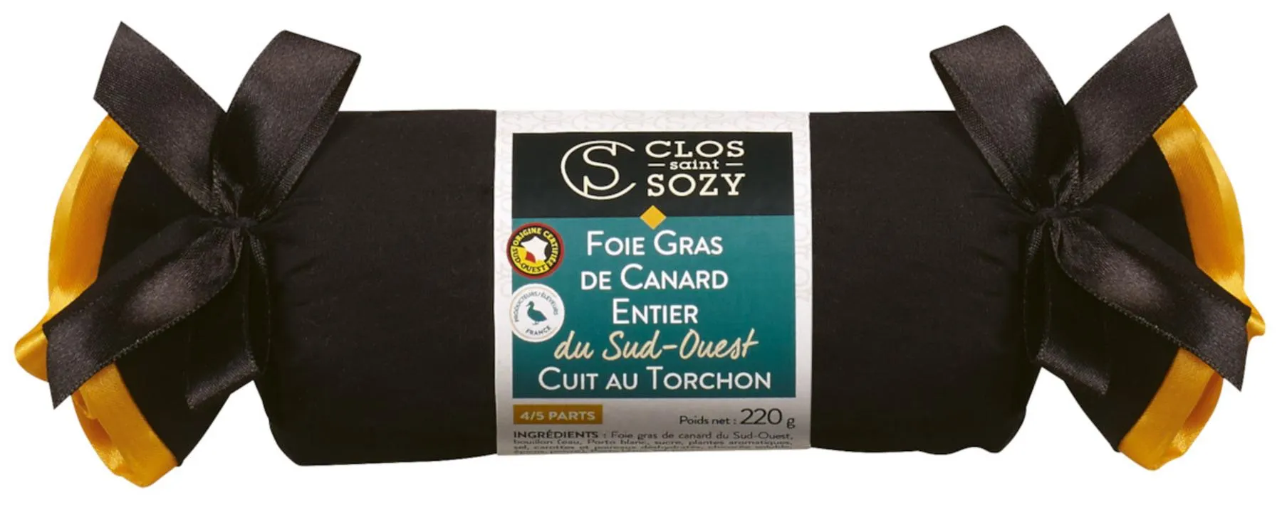 Clos Saint Sozy Enten-Foie gras im Tuch IGP