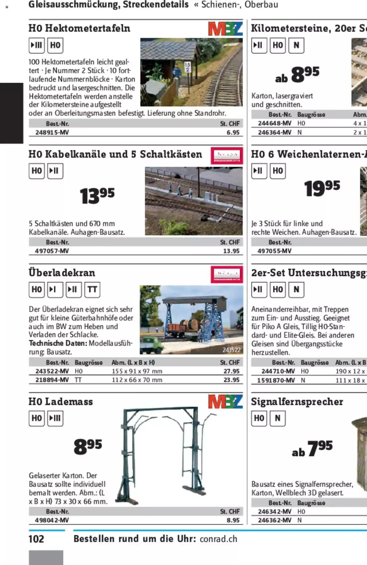 Conrad - Modellbahn Katalog 2022/23 von 5. September bis 31. Dezember 2023 - Prospekt seite  207