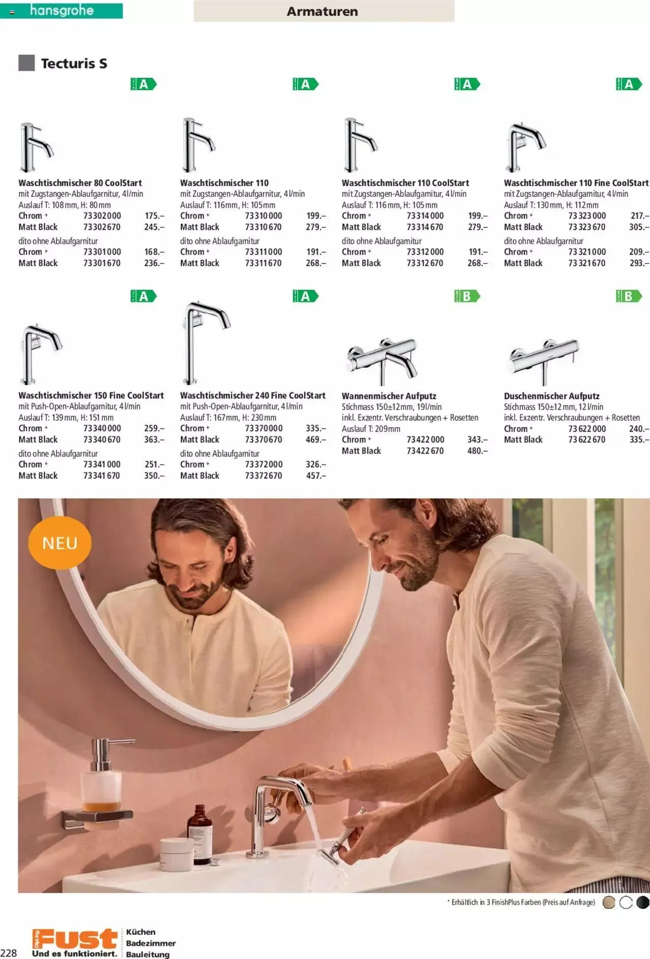 Fust Aktionen Badezimmermagazin von 17. April bis 31. Dezember 2024 - Prospekt seite  228