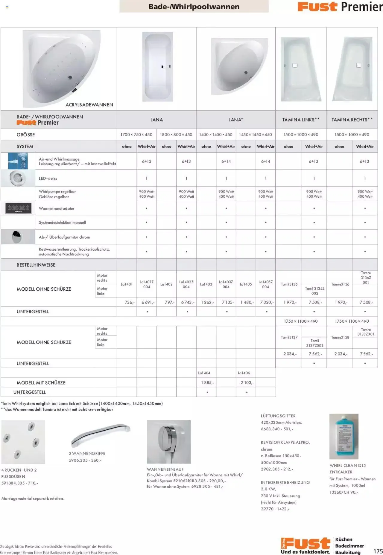 Fust Aktionen Badezimmermagazin von 17. April bis 31. Dezember 2024 - Prospekt seite  175