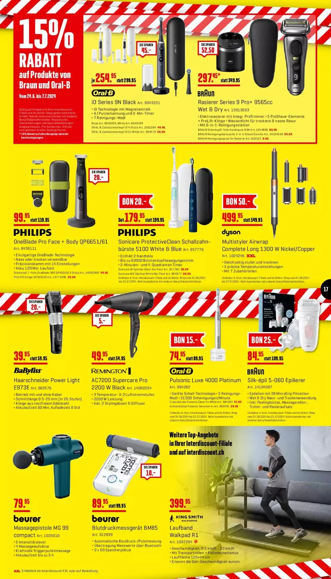 Interdiscount Aktionen von 24. Juni bis 7. Juli 2024 - Prospekt seite  17