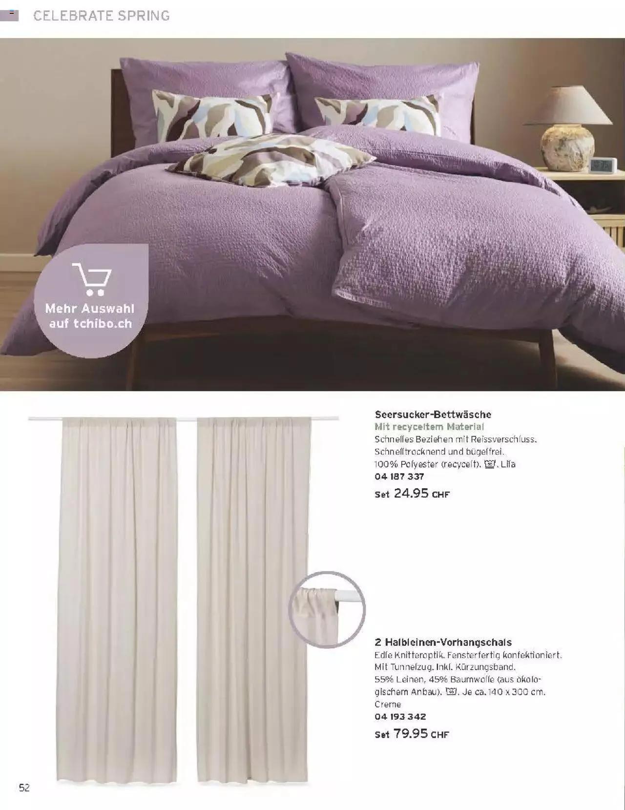 Tchibo Aktionen von 15. März bis 31. Dezember 2024 - Prospekt seite 52