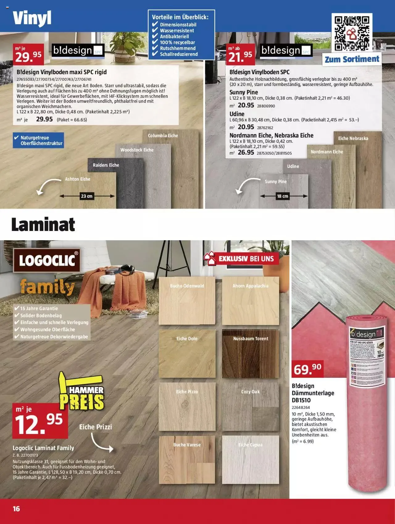 Bauhaus Aktionen von 27. November bis 31. Dezember 2023 - Prospekt seite 16