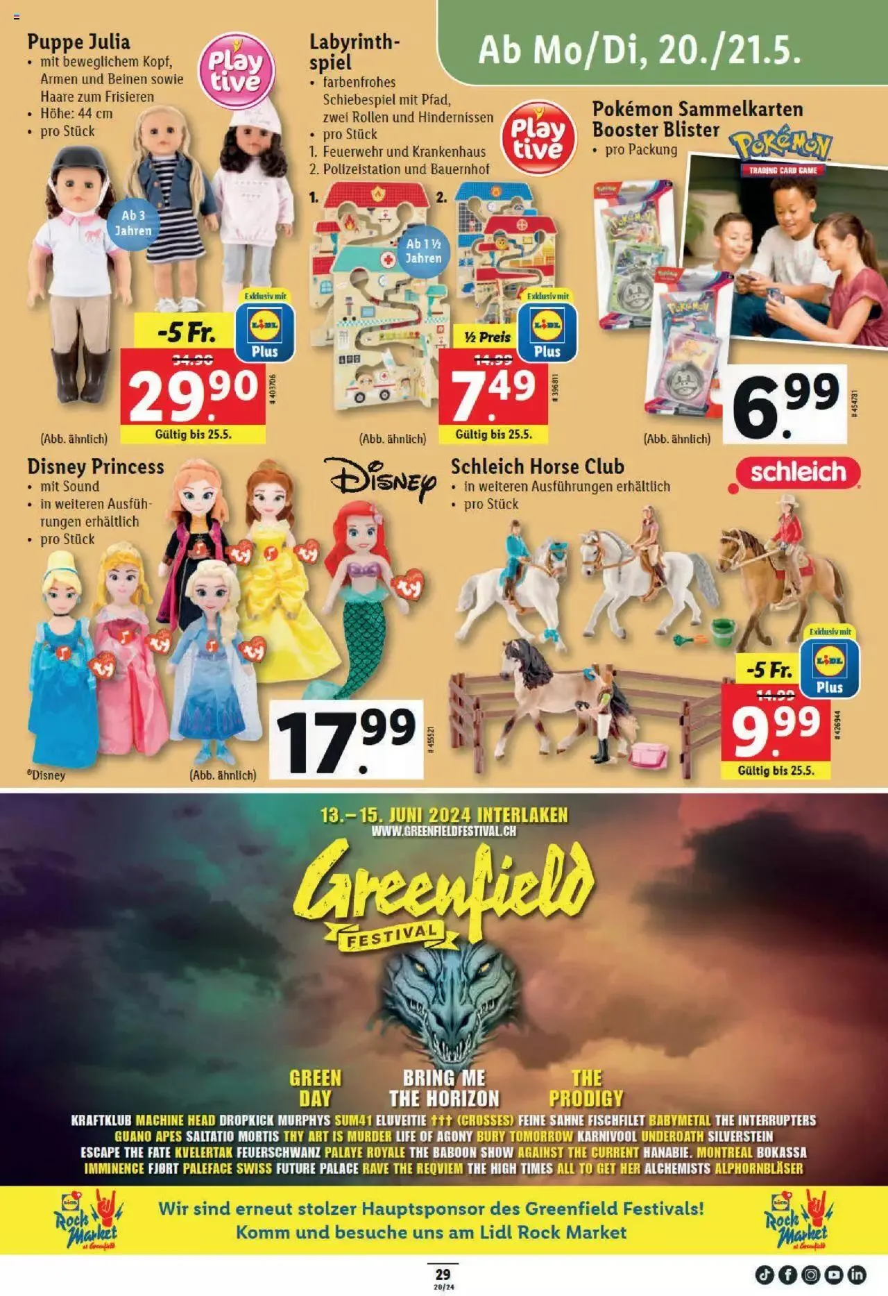 Lidl Aktionen von 16. Mai bis 22. Mai 2024 - Prospekt seite 29