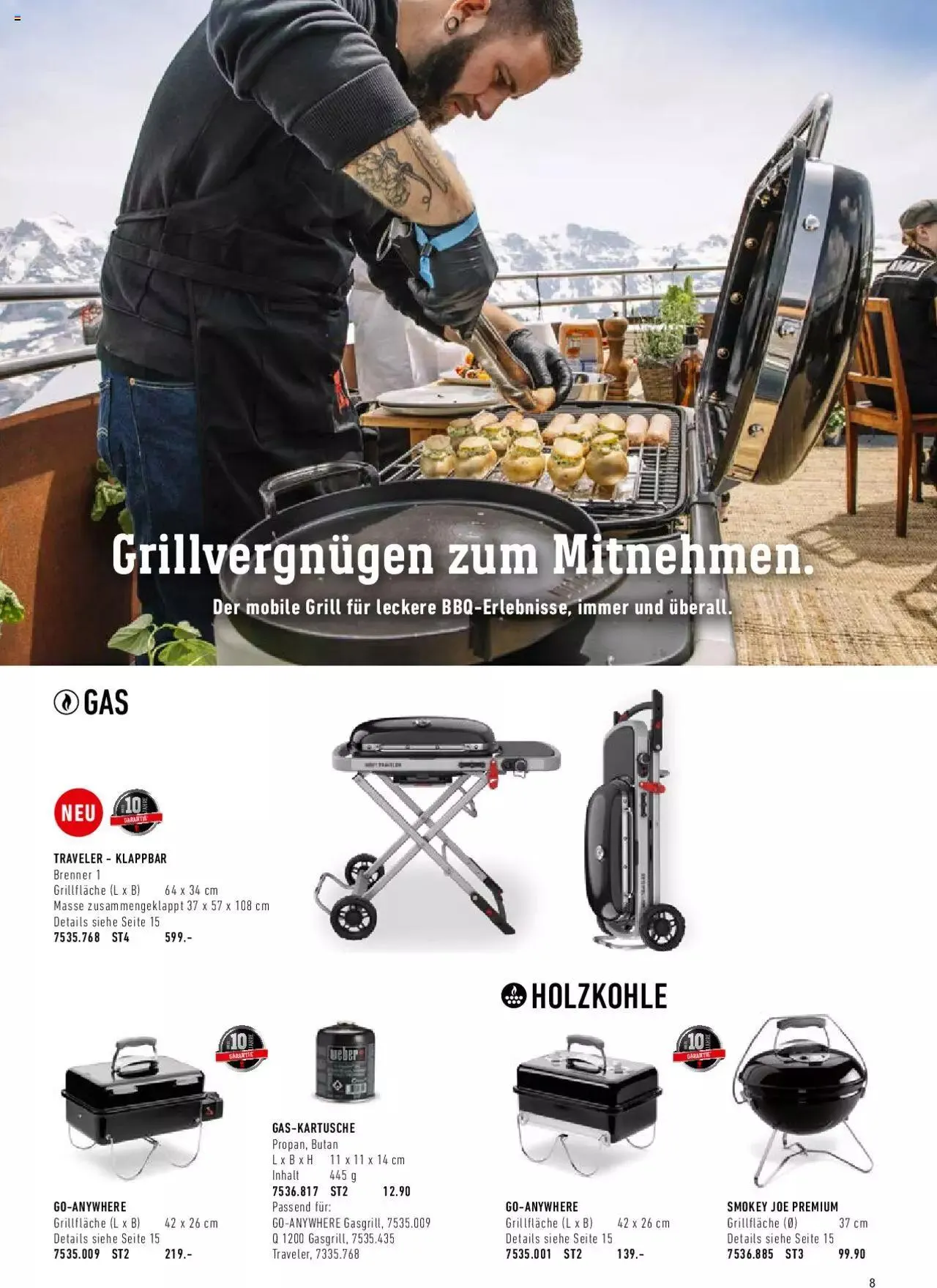 DO IT+GARDEN MIGROS - Grill von 22. März bis 31. Dezember 2023 - Prospekt seite  8
