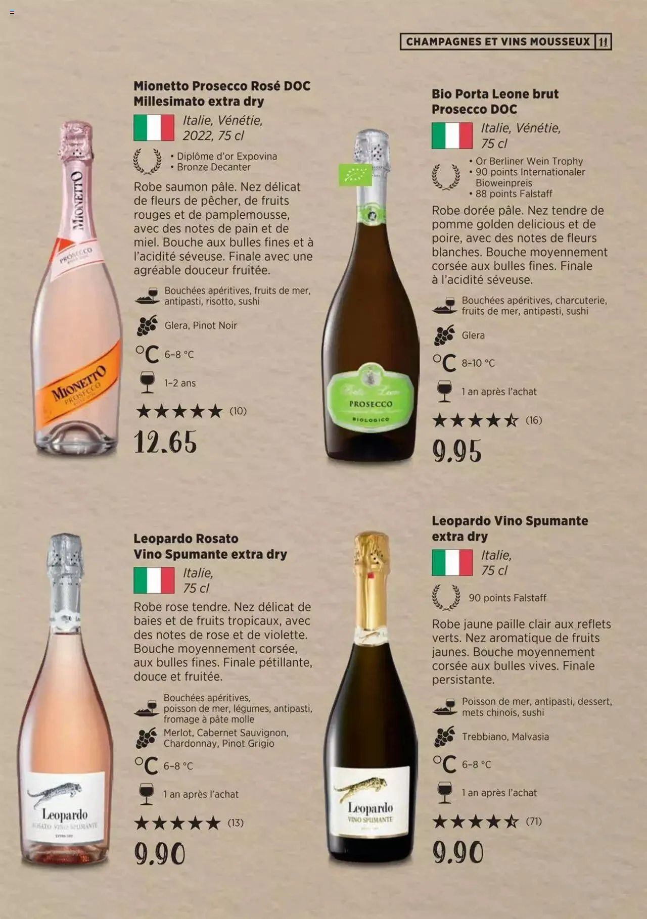 Denner Guide des vins 2023 /2024 FR von 11. September bis 31. Dezember 2024 - Prospekt seite  11