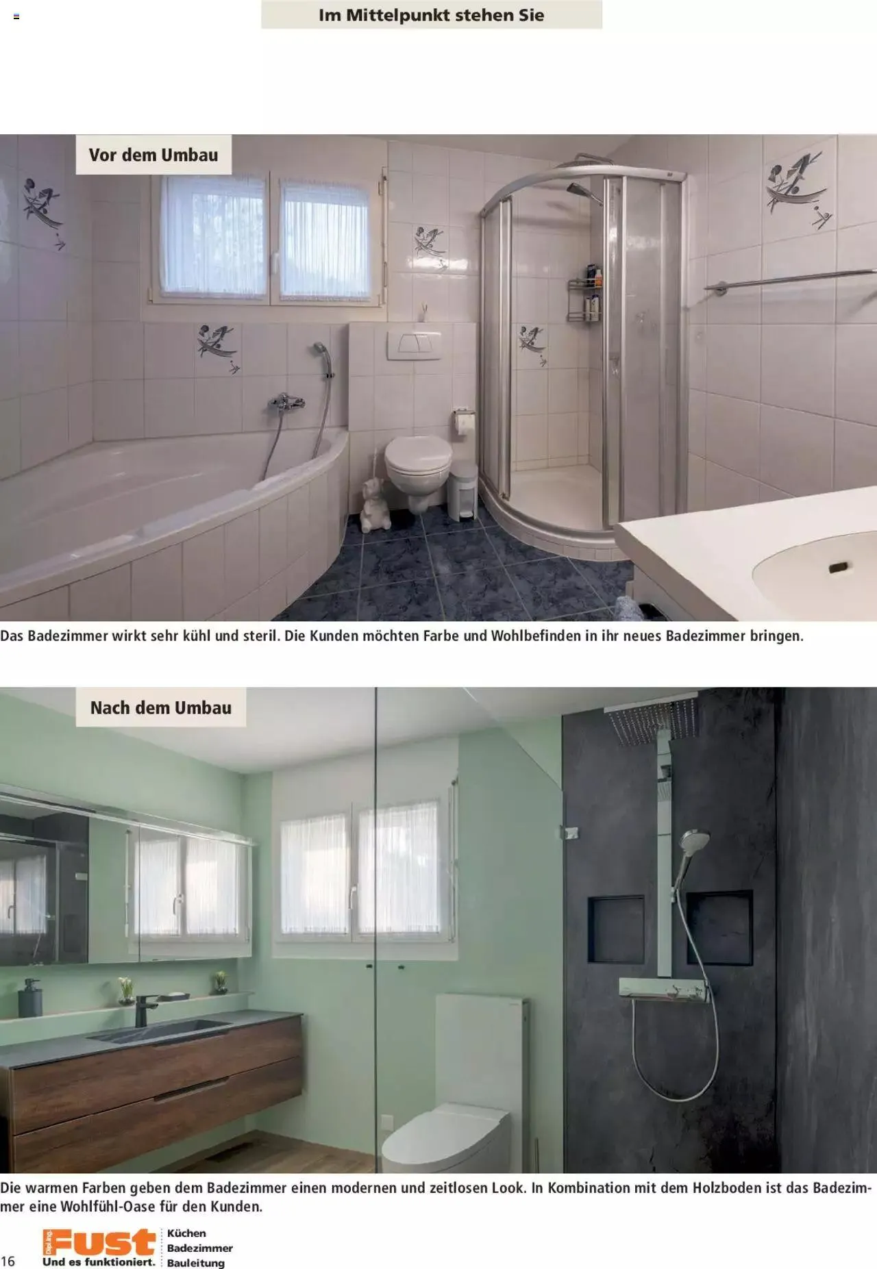 Fust Aktionen Badezimmermagazin von 17. April bis 31. Dezember 2024 - Prospekt seite  16