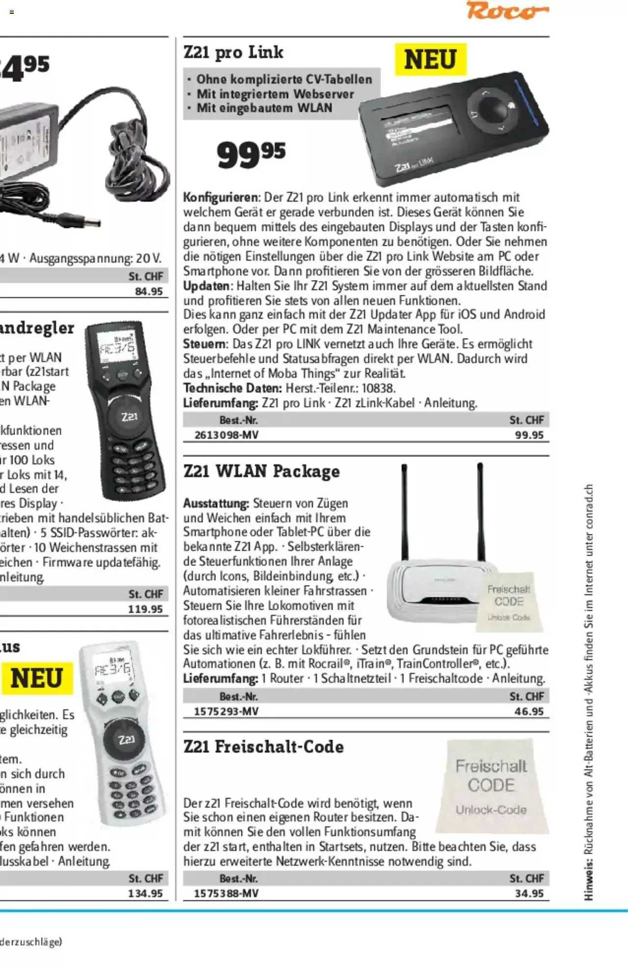 Conrad - Modellbahn Katalog 2022/23 von 5. September bis 31. Dezember 2023 - Prospekt seite  476