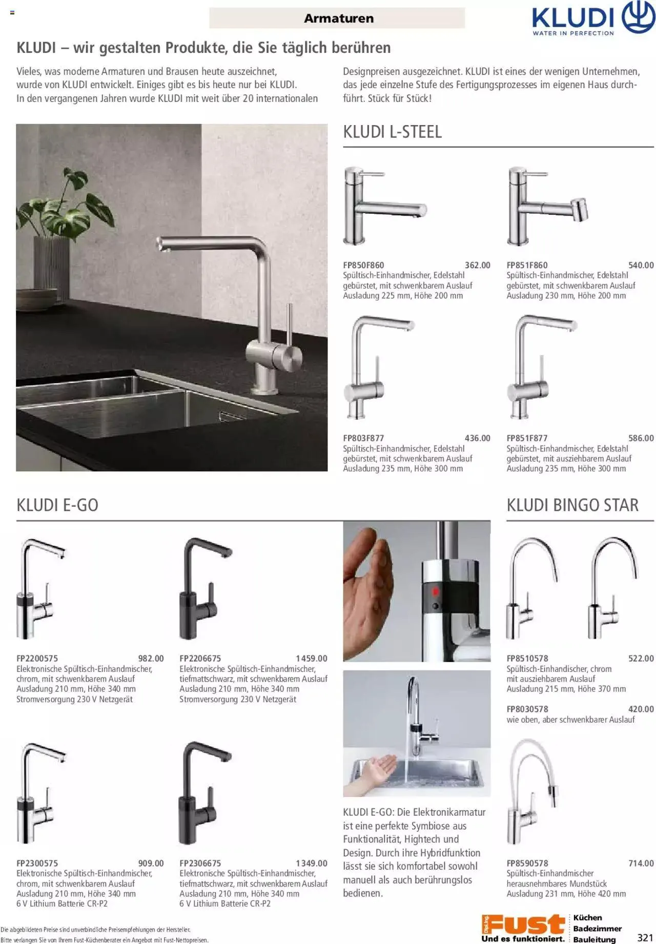 Fust - Küchenmagazin - Riesenauswahl von 22. Februar bis 31. Dezember 2023 - Prospekt seite  321