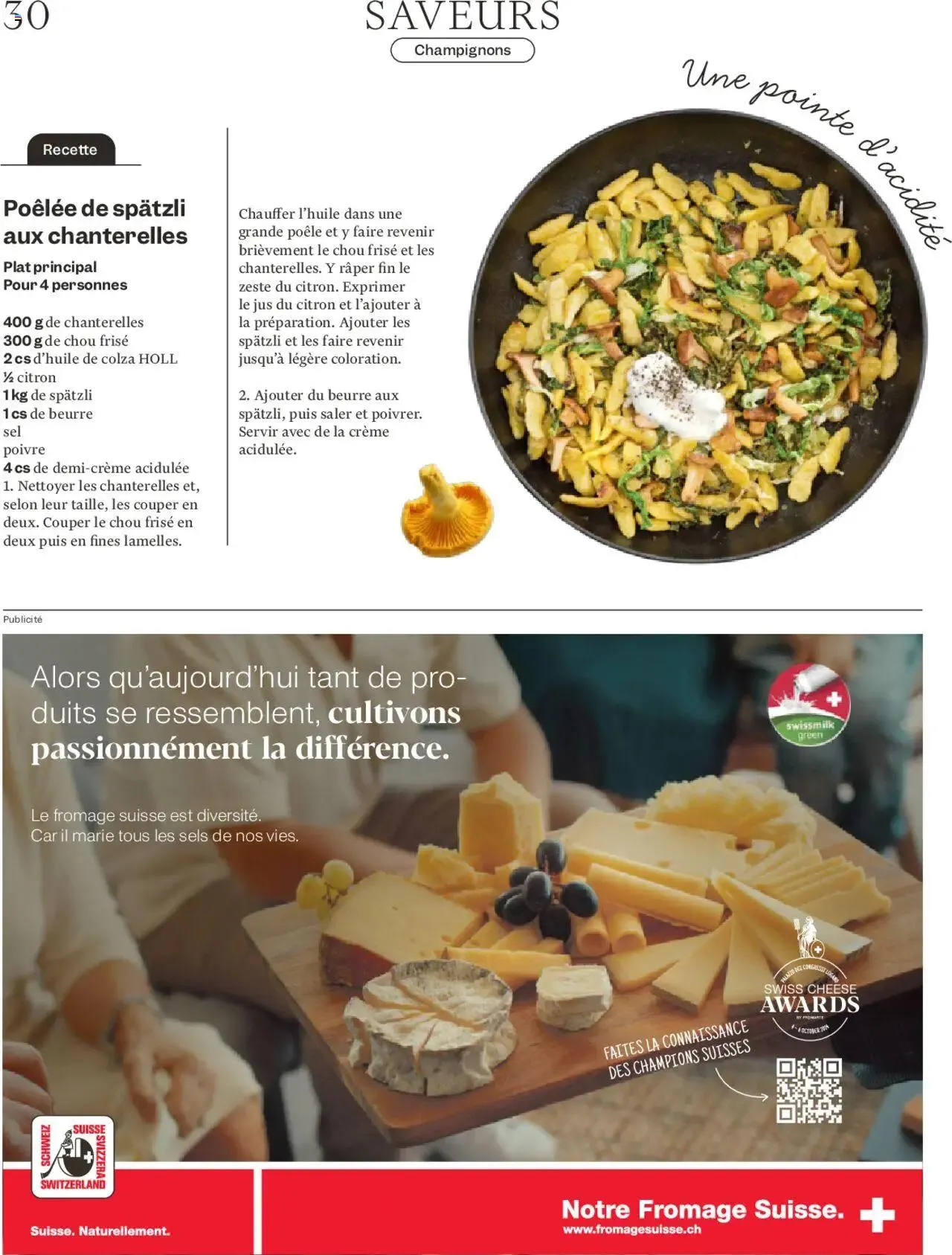 Migros - Magazin FR von 23. September bis 29. September 2024 - Prospekt seite  30