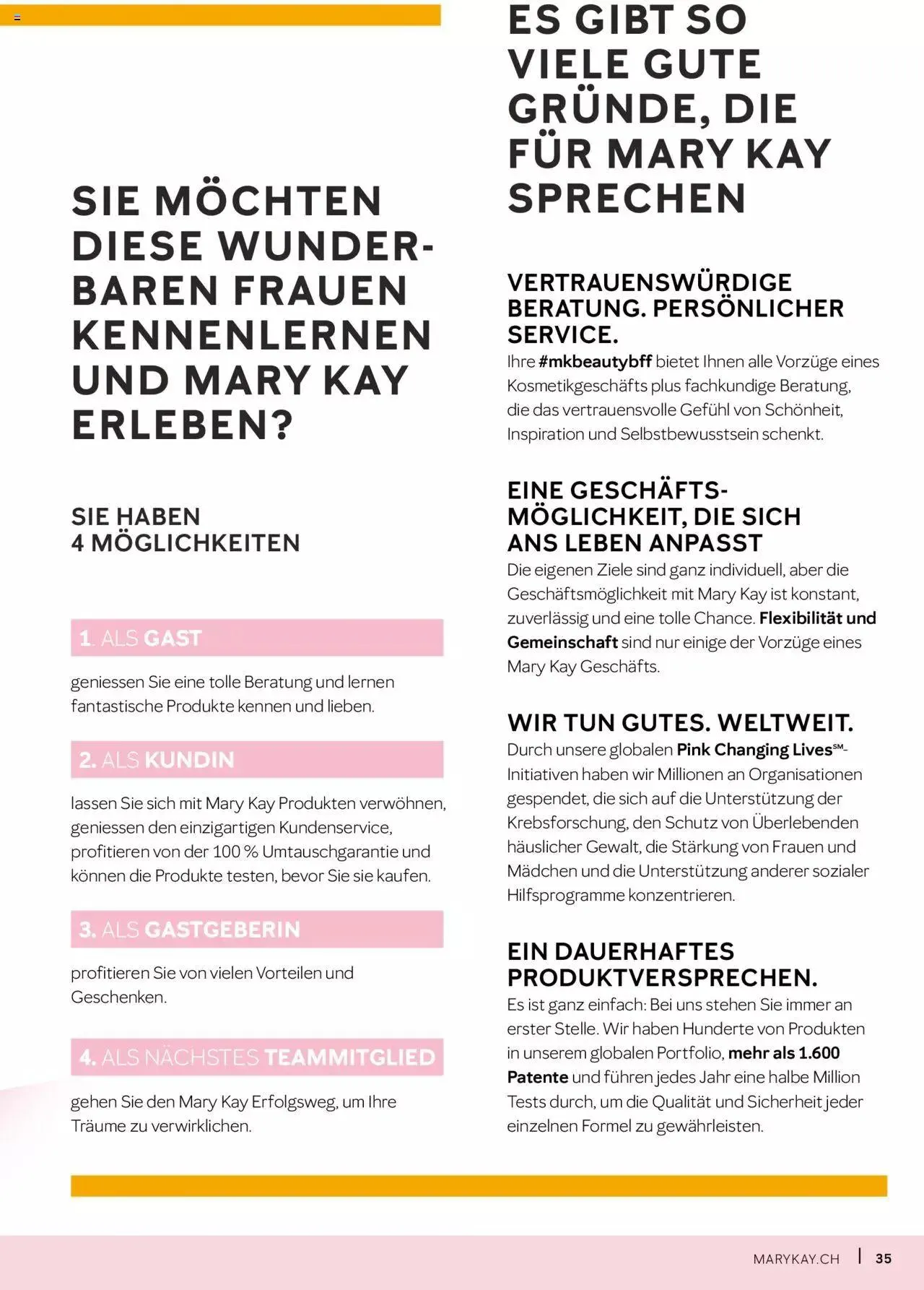 Mary Kay Aktionen von 17. Juli bis 31. Dezember 2023 - Prospekt seite  35