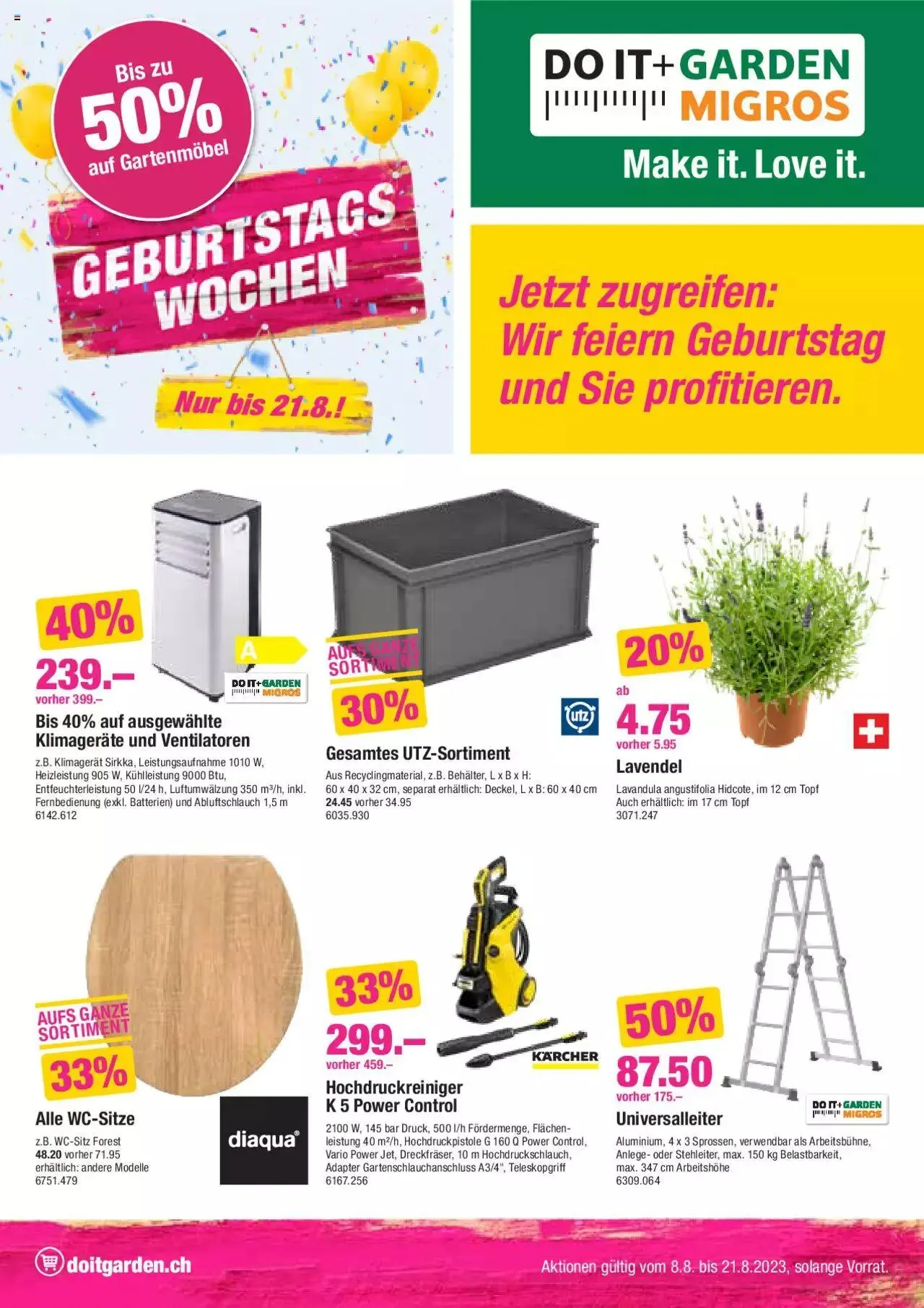 DO IT+GARDEN MIGROS Aktionen - 0