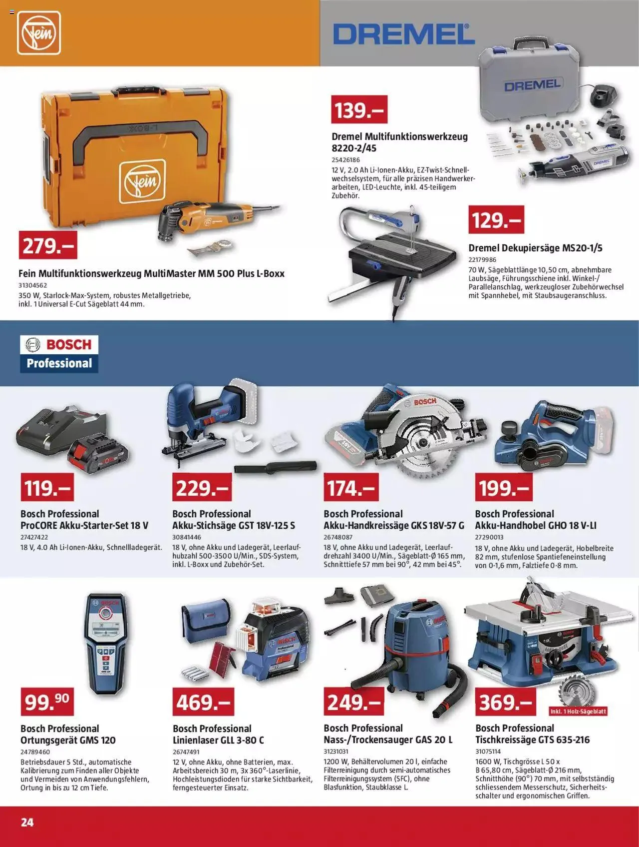 Bauhaus Aktionen von 30. Oktober bis 26. November 2023 - Prospekt seite 24