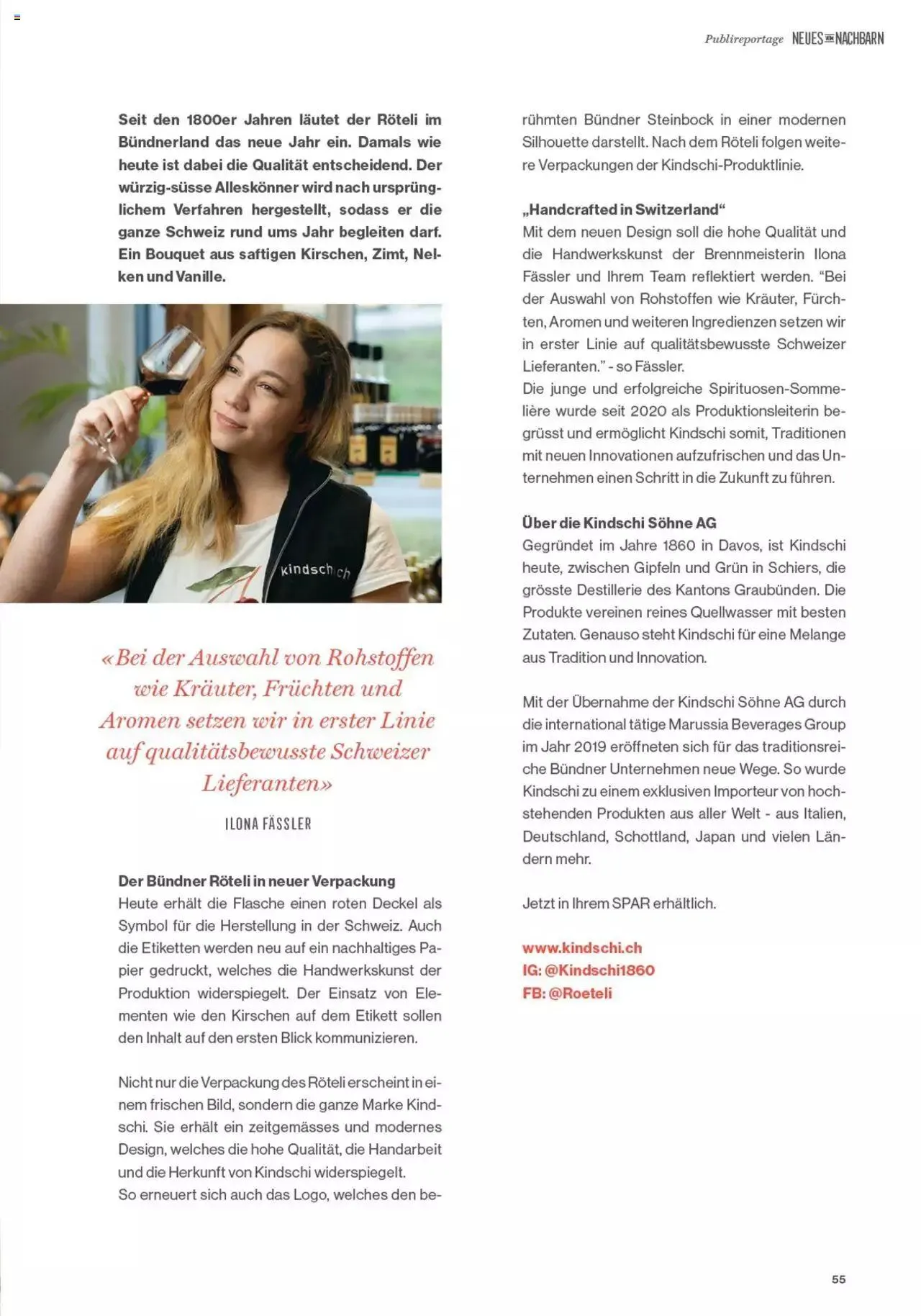 SPAR - Kundenmagazin 06 von 23. November bis 31. Dezember 2023 - Prospekt seite  57