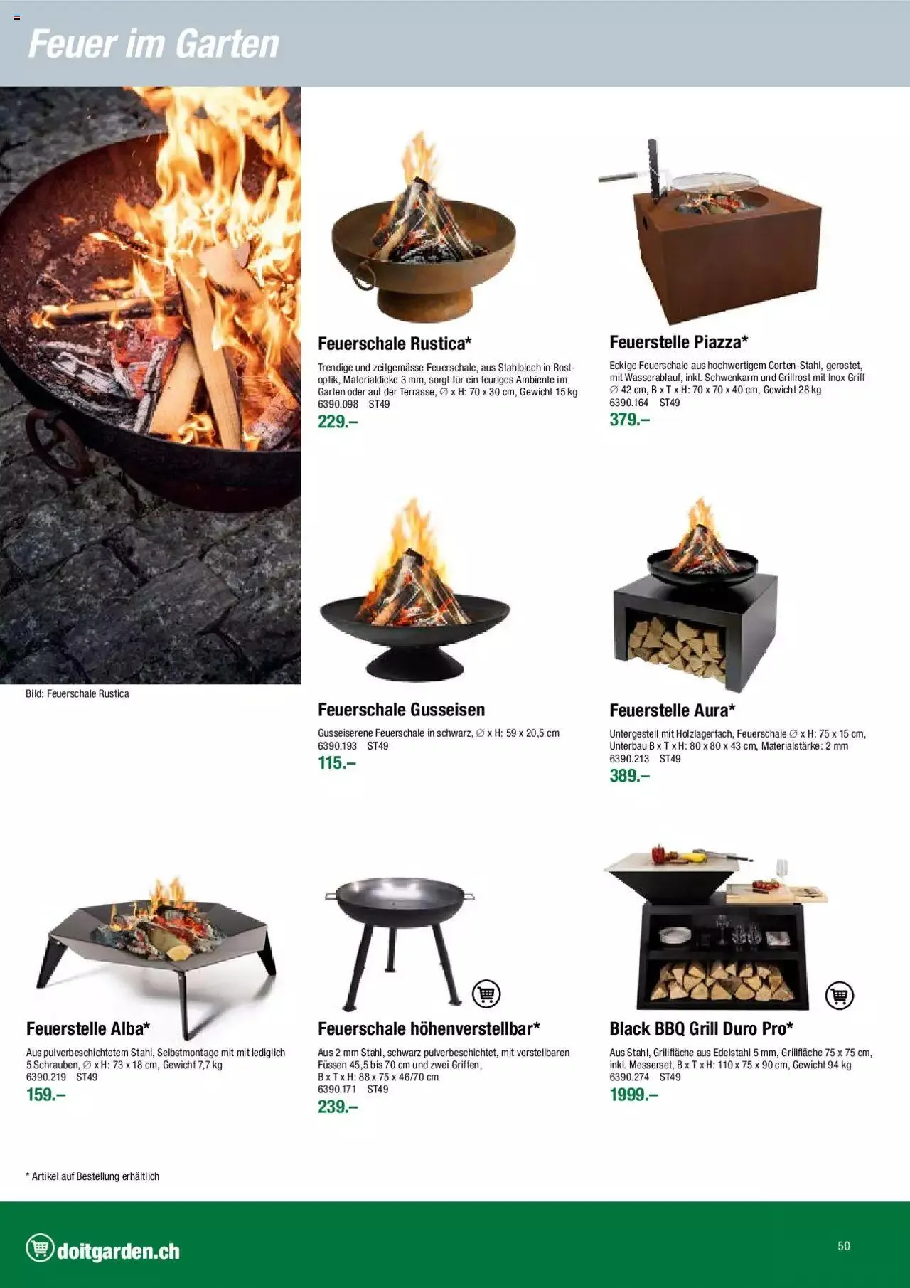 DO IT+GARDEN MIGROS - Grill von 22. März bis 31. Dezember 2023 - Prospekt seite  50