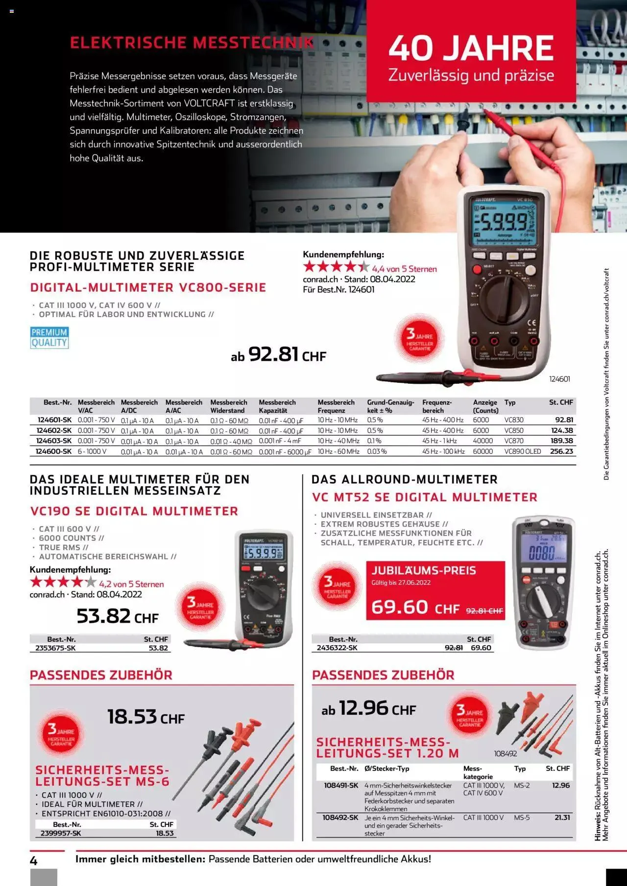 Conrad - 40 Jahre Voltcraft von 30. November bis 31. Dezember 2023 - Prospekt seite  6