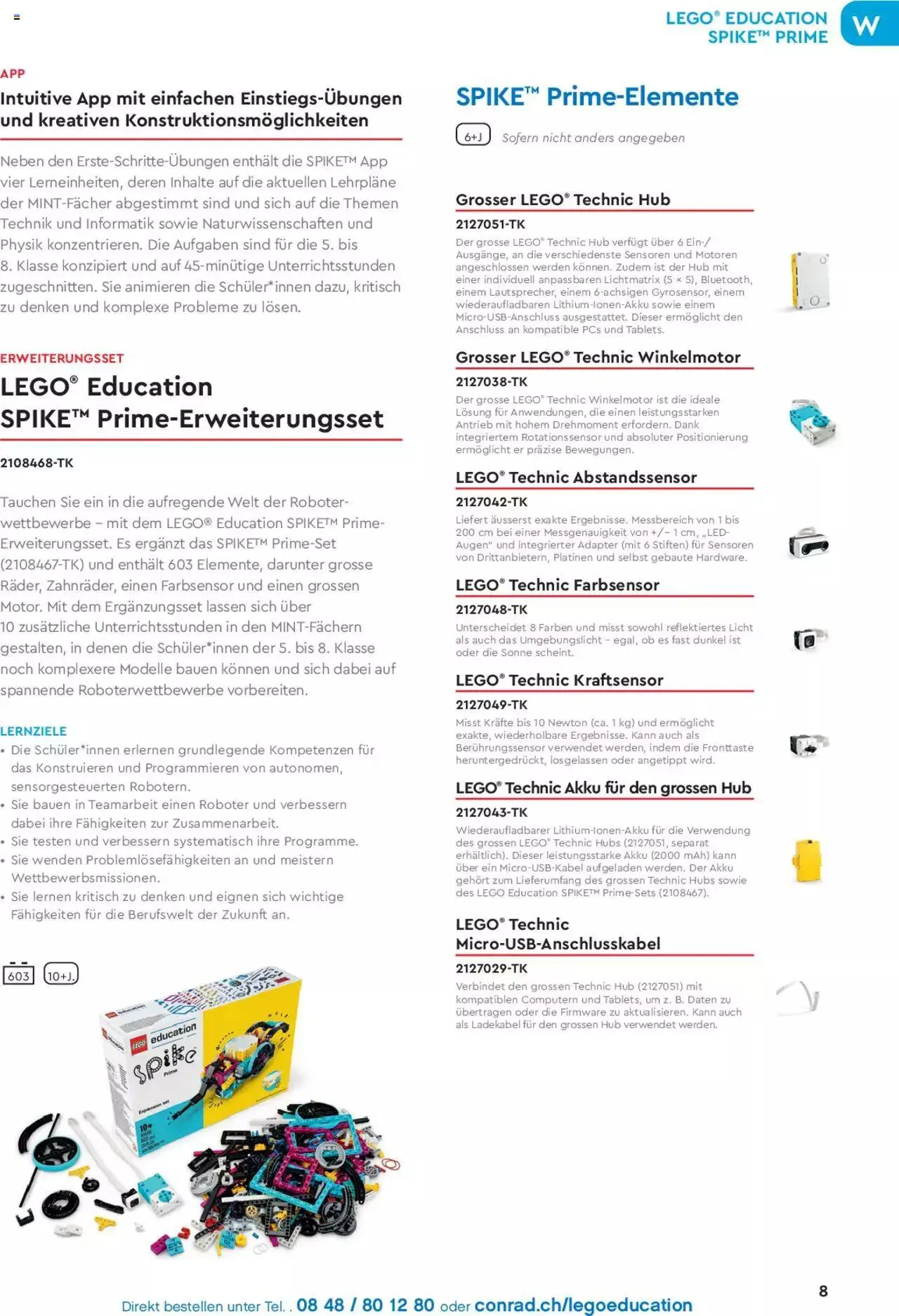 Conrad - Lego Education Lernkonzepte von 6. April bis 31. Dezember 2023 - Prospekt seite  9