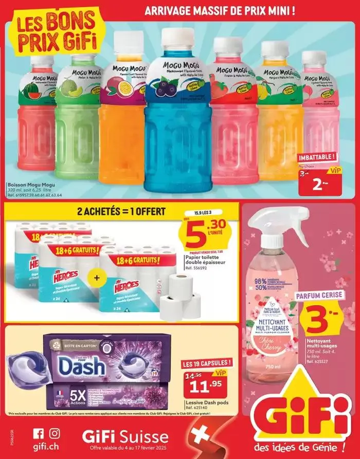 Top-Deals und Rabatt von 4. Februar bis 18. Februar 2025 - Prospekt seite  1