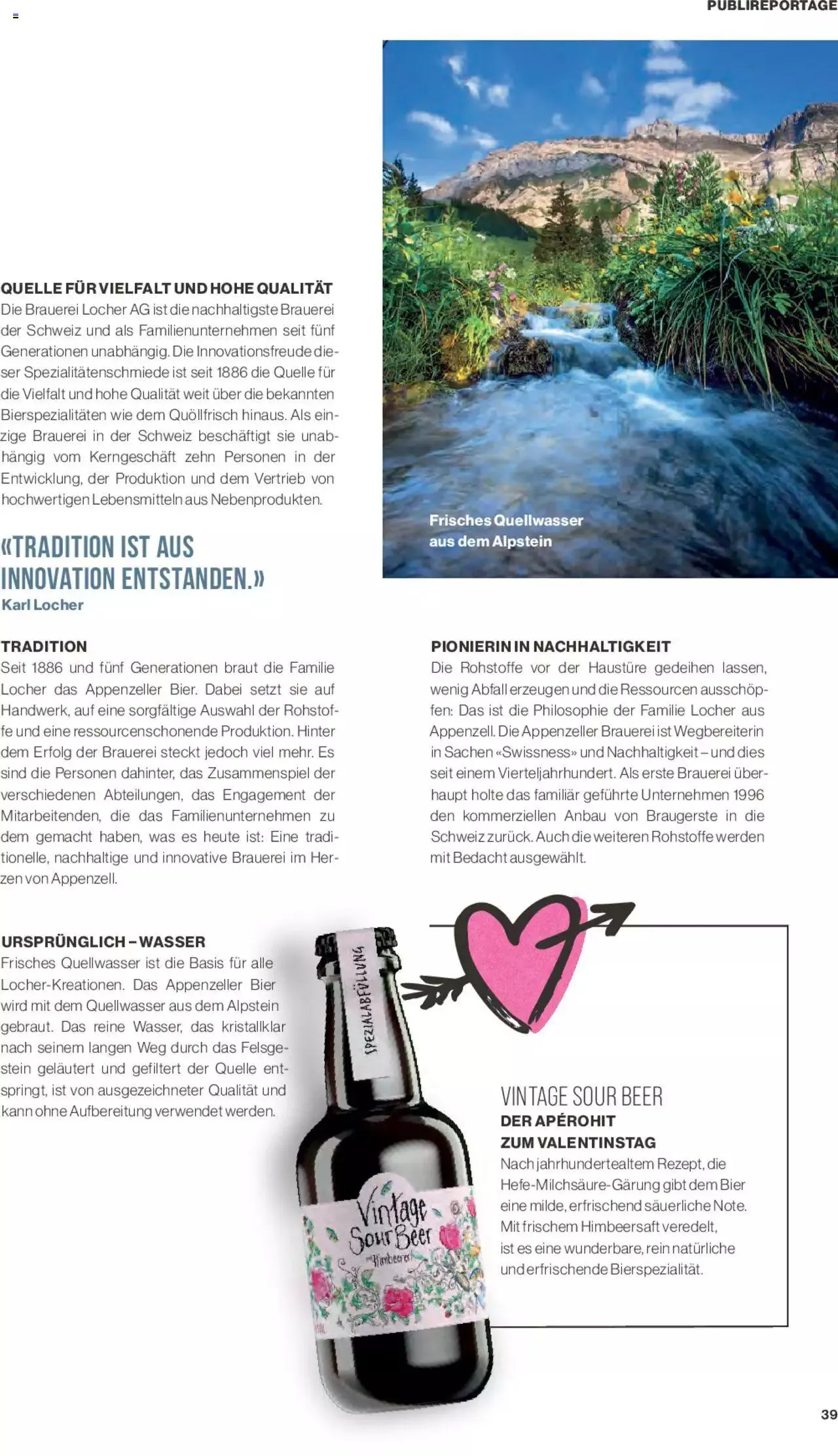 SPAR Kundenmagazin von 4. März bis 31. Dezember 2024 - Prospekt seite  39