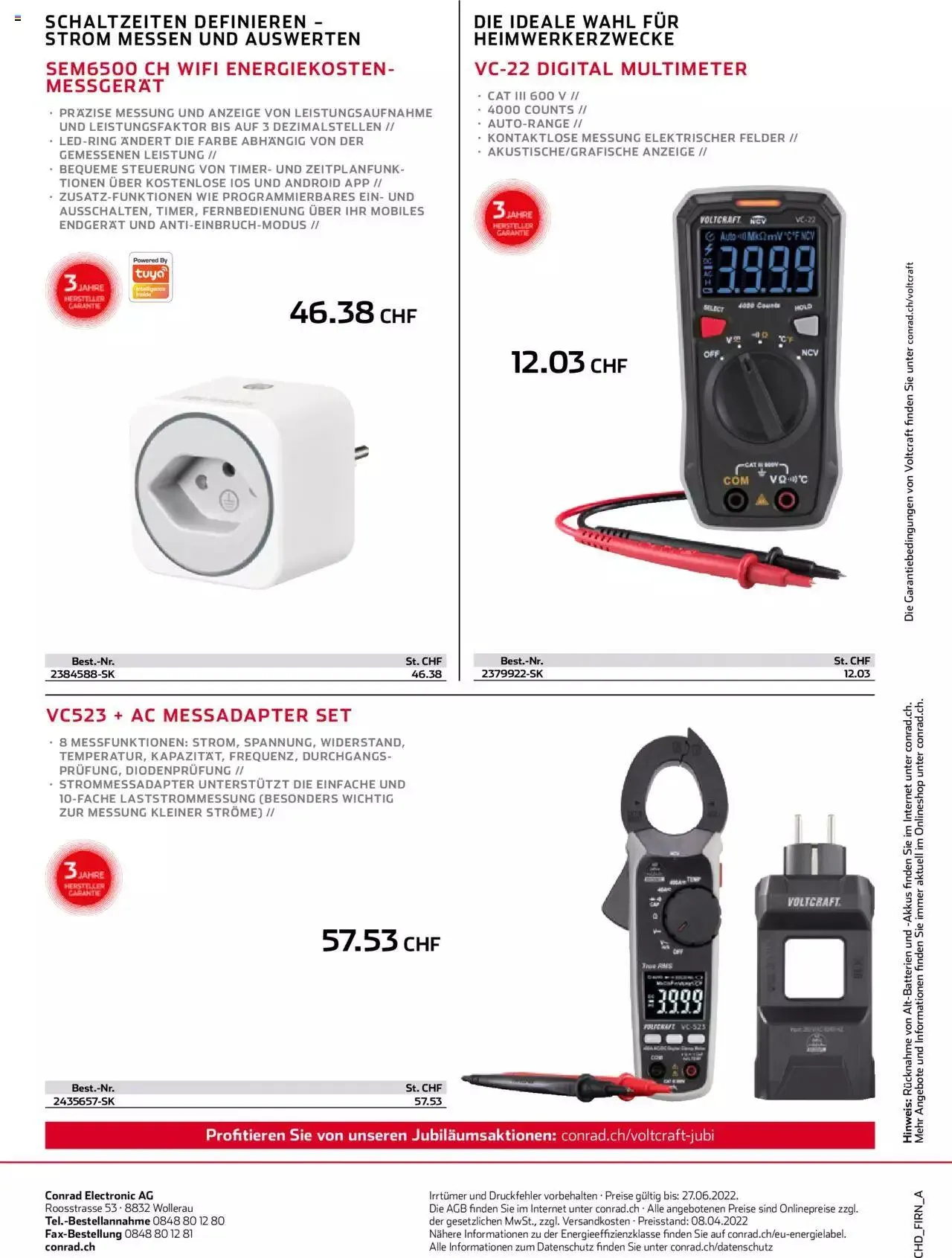 Conrad - 40 Jahre Voltcraft von 30. November bis 31. Dezember 2023 - Prospekt seite 36