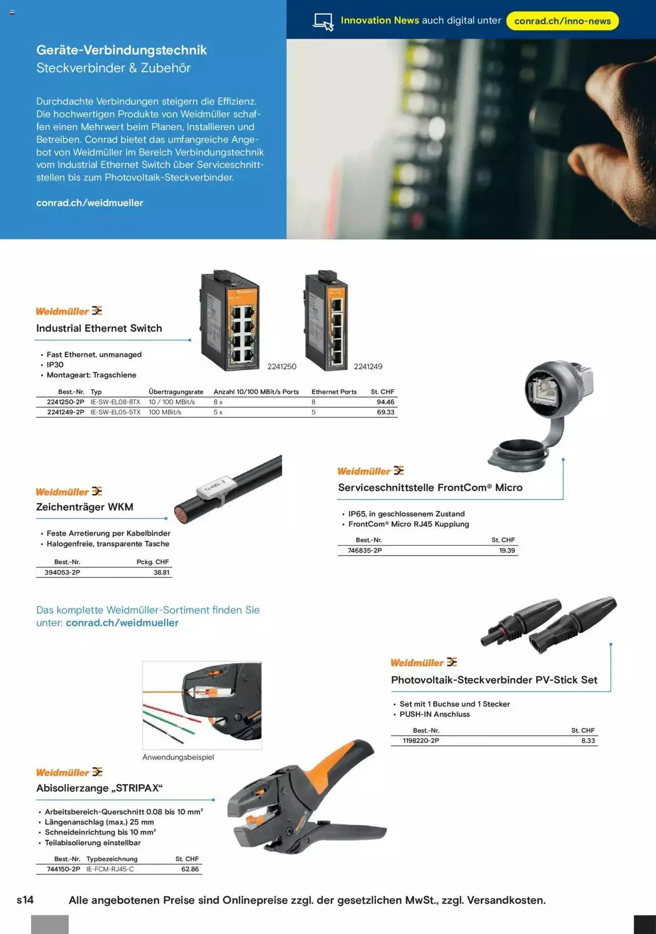 Conrad Aktionen Innovation News von 1. Mai bis 31. Dezember 2024 - Prospekt seite  38
