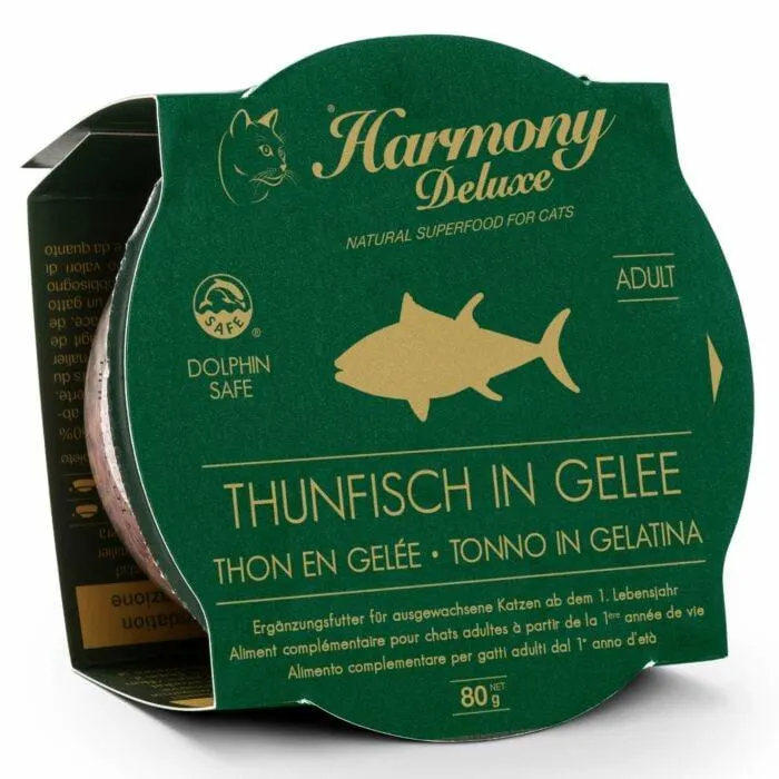 Harmony Cat Deluxe Cup Adult Thunfisch in Gelee Katzenfutter